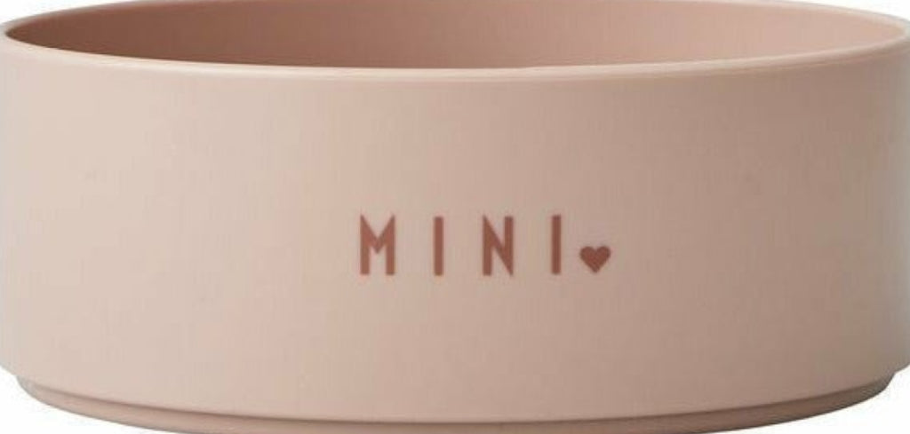 Design Letters Mini Favorite Bowl Tritan Nude, Love