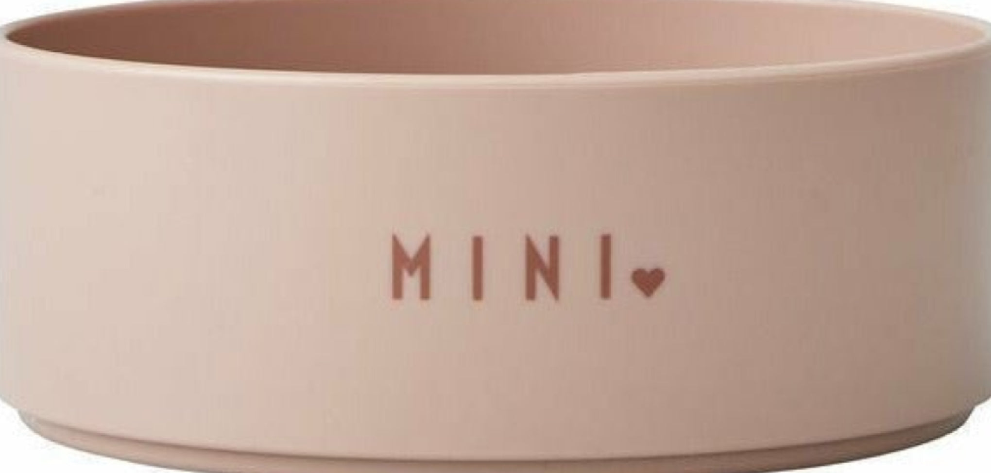 Design Letters Mini Favorite Bowl Tritan Nude, Love
