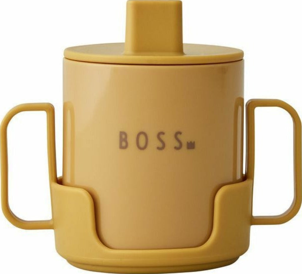 Design Letters Mini Favorite Mug Mustard, Boss