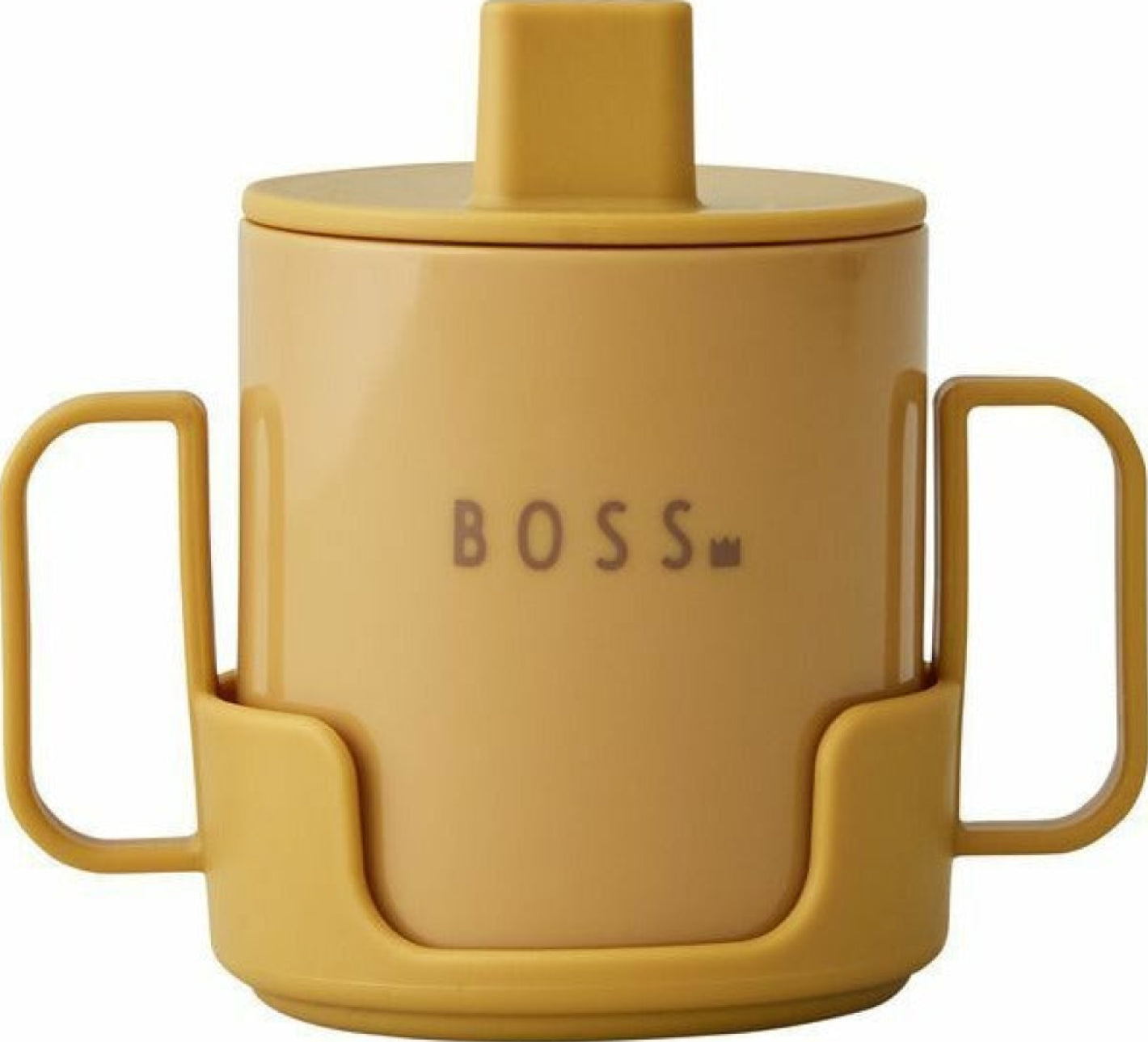 Design Letters Mini Favorite Mug Mustard, Boss