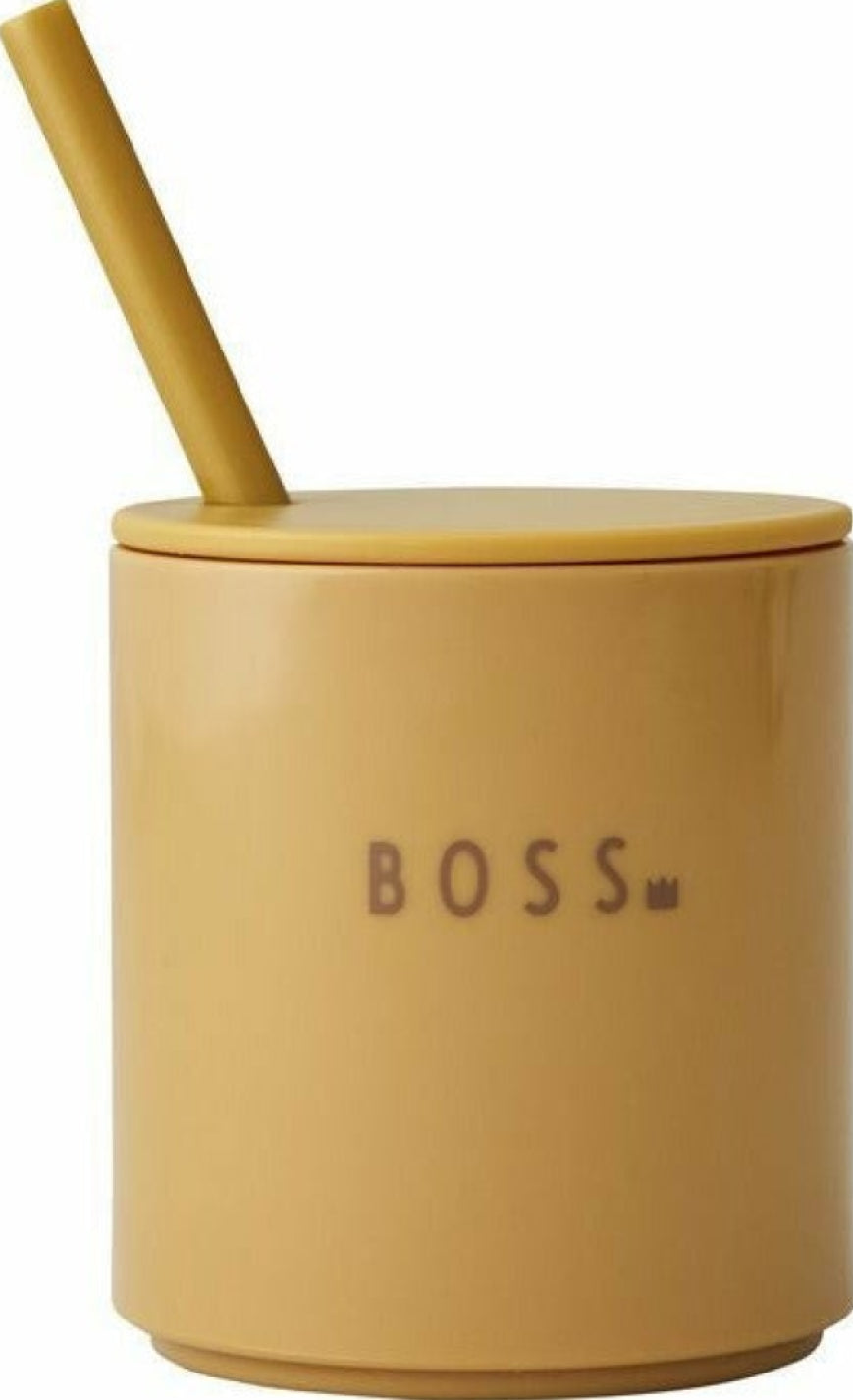 Design Letters Mini Favorite Mug Mustard, Boss