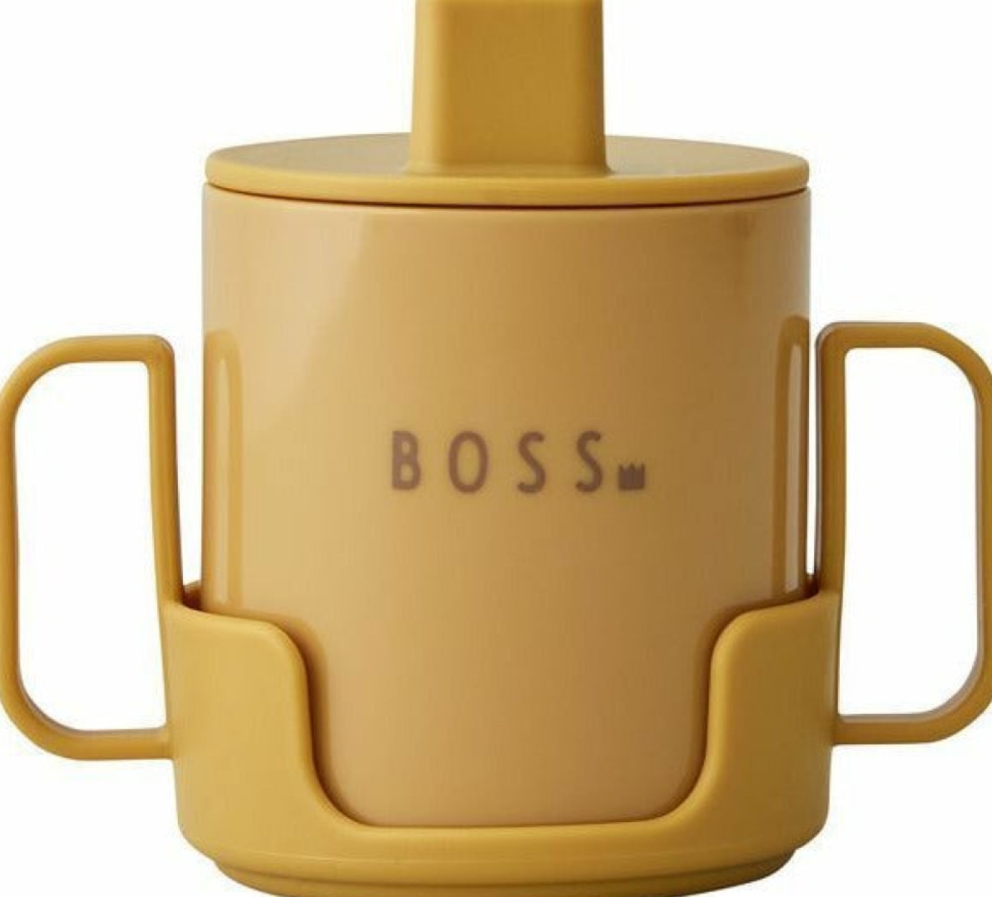 Design Letters Mini Favorite Mug Mustard, Boss
