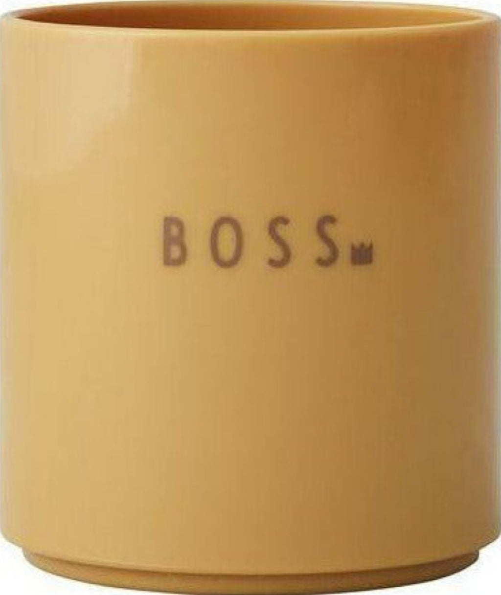 Design Letters Mini Favorite Mug Mustard, Boss