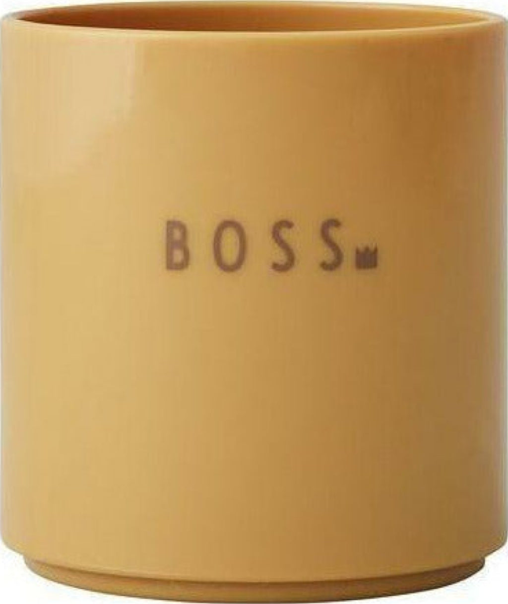 Design Letters Mini Favorite Mug Mustard, Boss