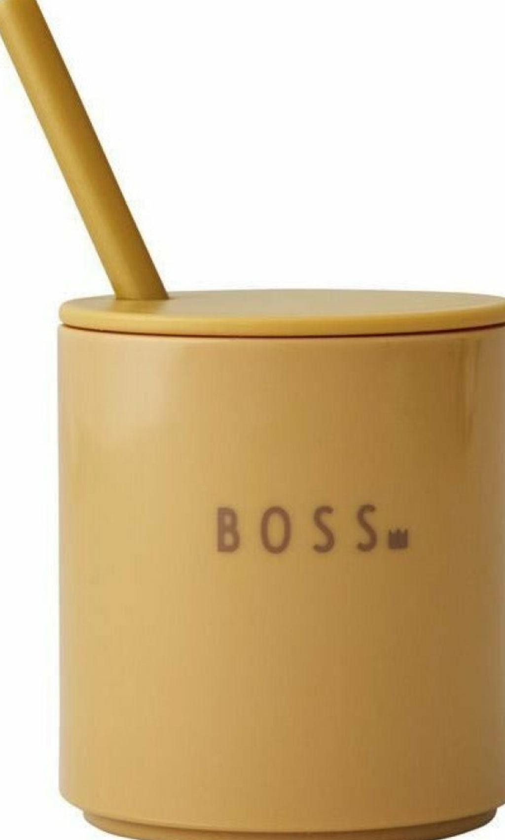 Design Letters Mini Favorite Mug Mustard, Boss