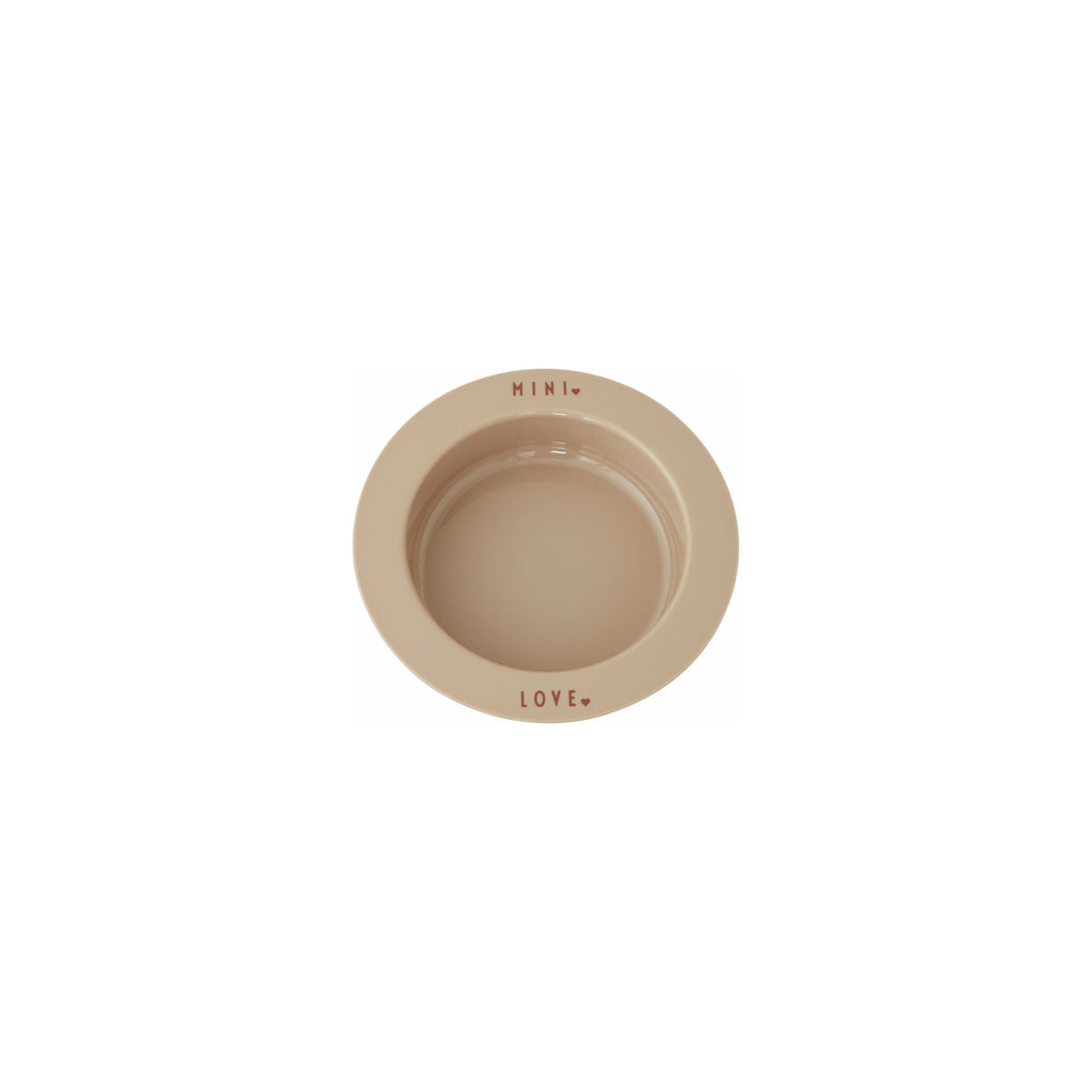 Design Letters Mini Favorite Plate Deep, beige