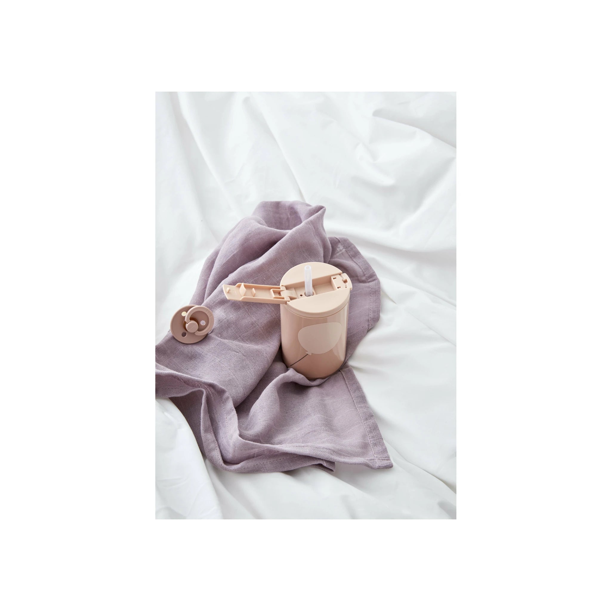 Design Letters Kids Straw Mug 330 ml, nude