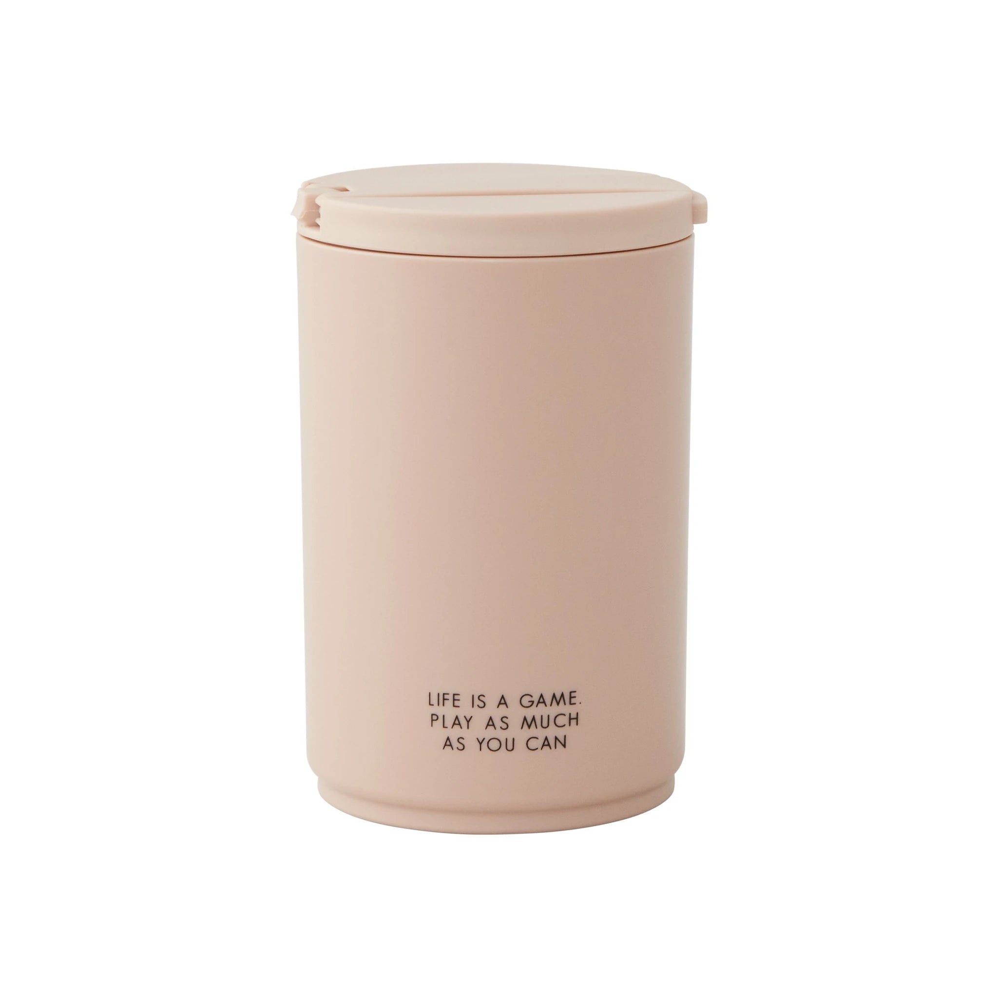 Design Letters Kids Straw Mug 330 ml, nude