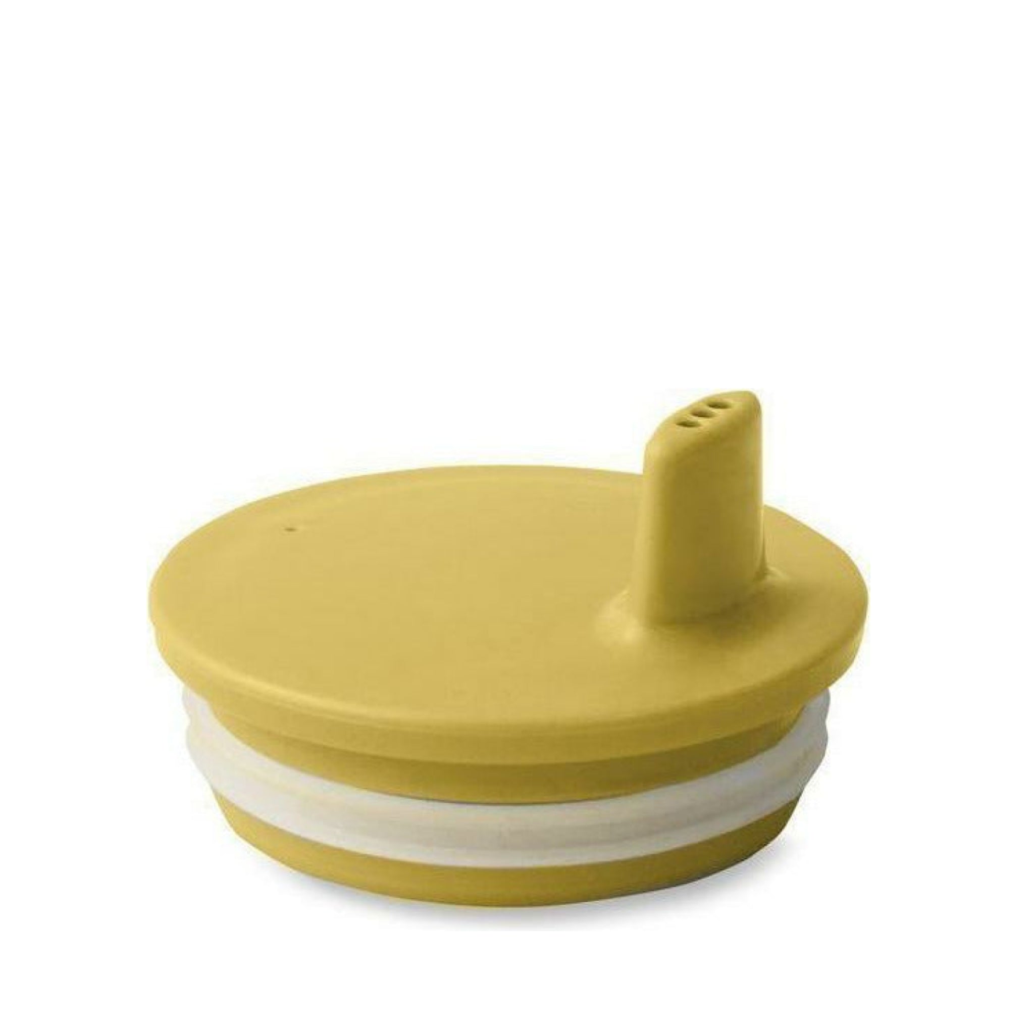Design Letters Lid for Kids Melamine Cup, Mustard