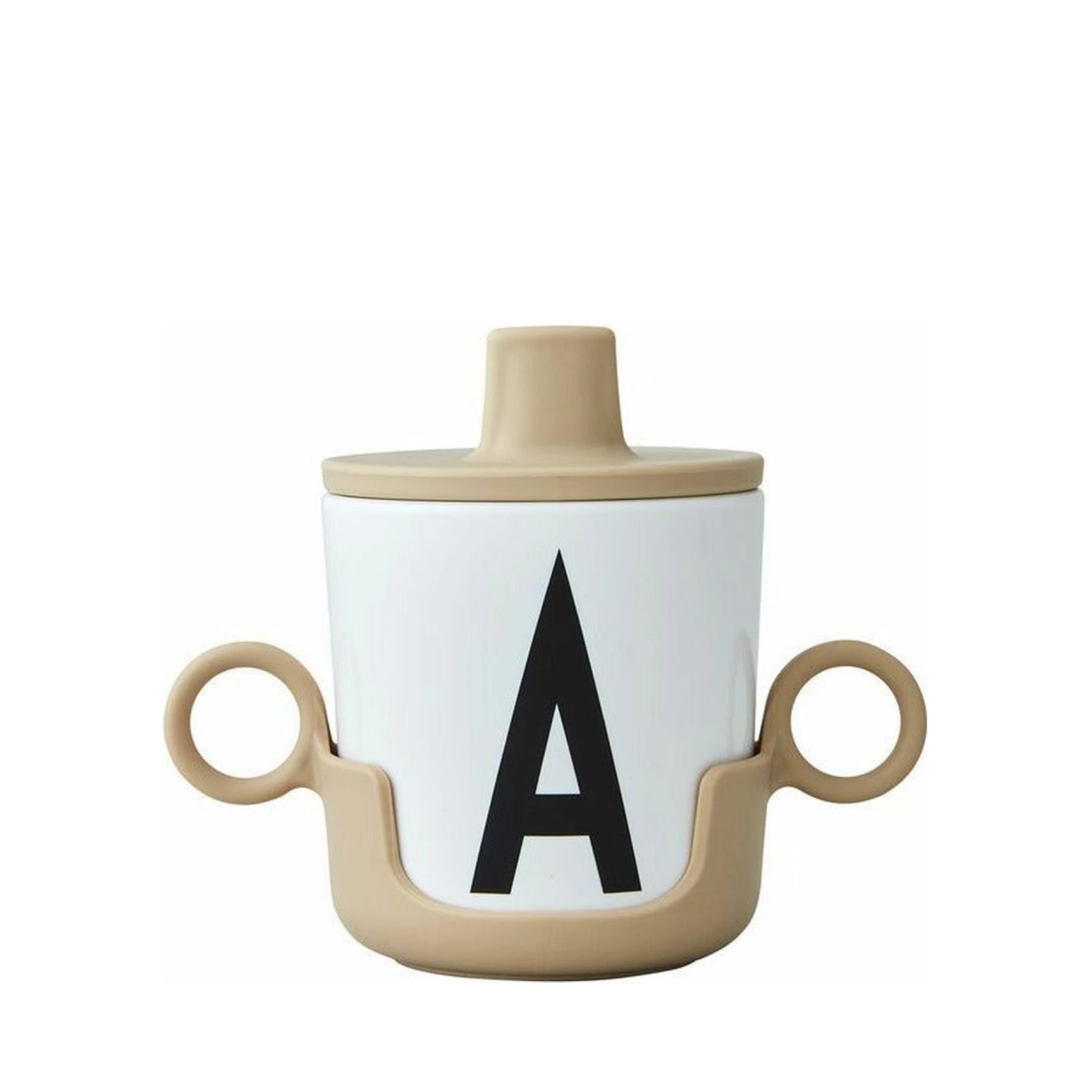 Design Letters Cup Handle for Melamine Cup, beige