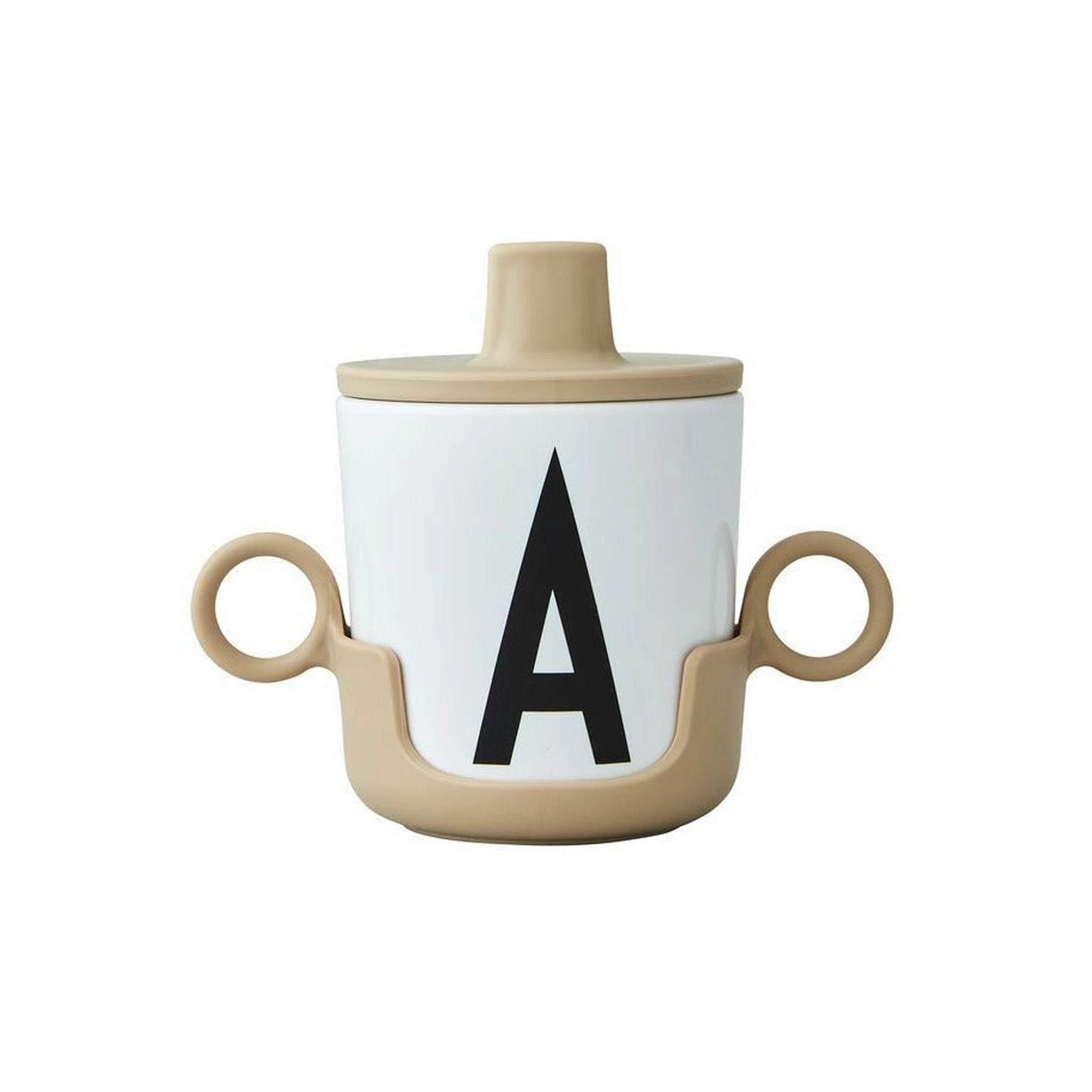 Design Letters Cup Handle for Melamine Cup, beige
