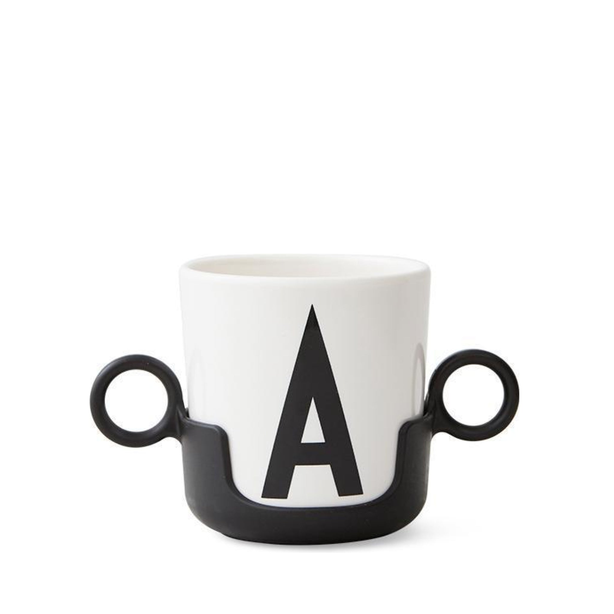 Design Letters Holds for Abc Melamine Cups, Black