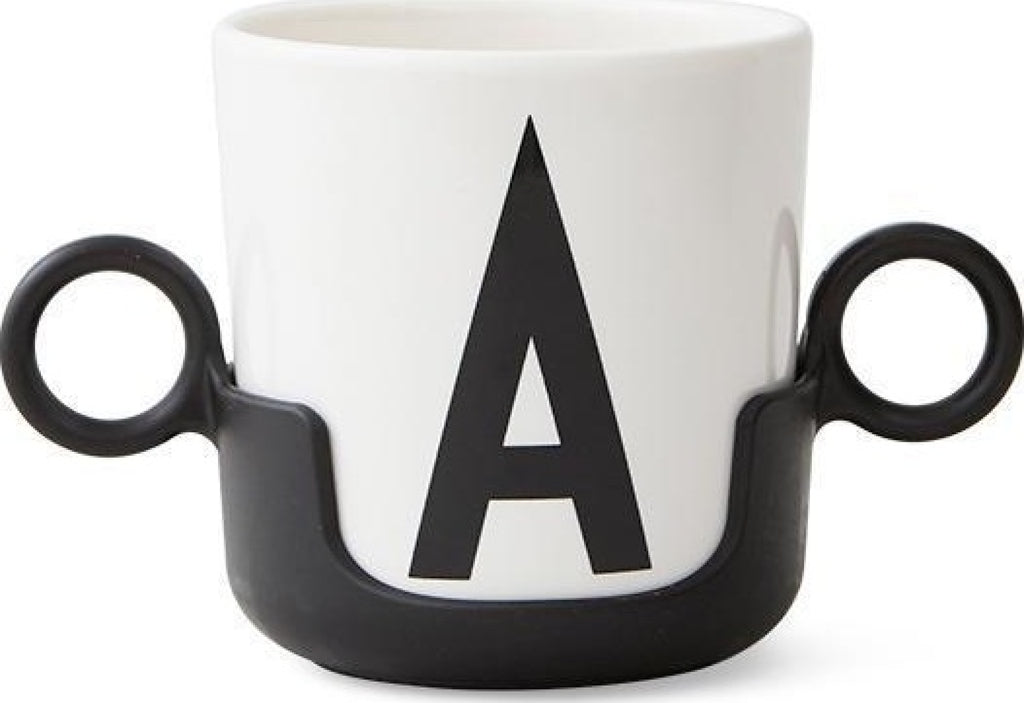 Design Letters Holds for Abc Melamine Cups, Black