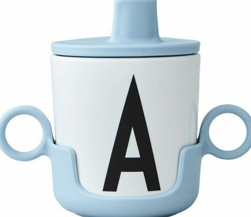 Design Letters Cup Handle for Melamine Cup, Light Blue