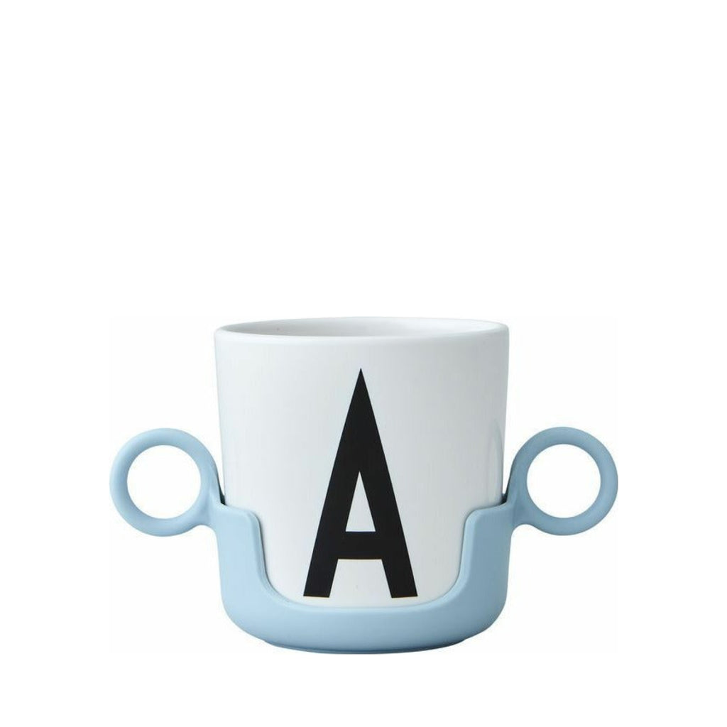 Design Letters Cup Handle for Melamine Cup, Light Blue