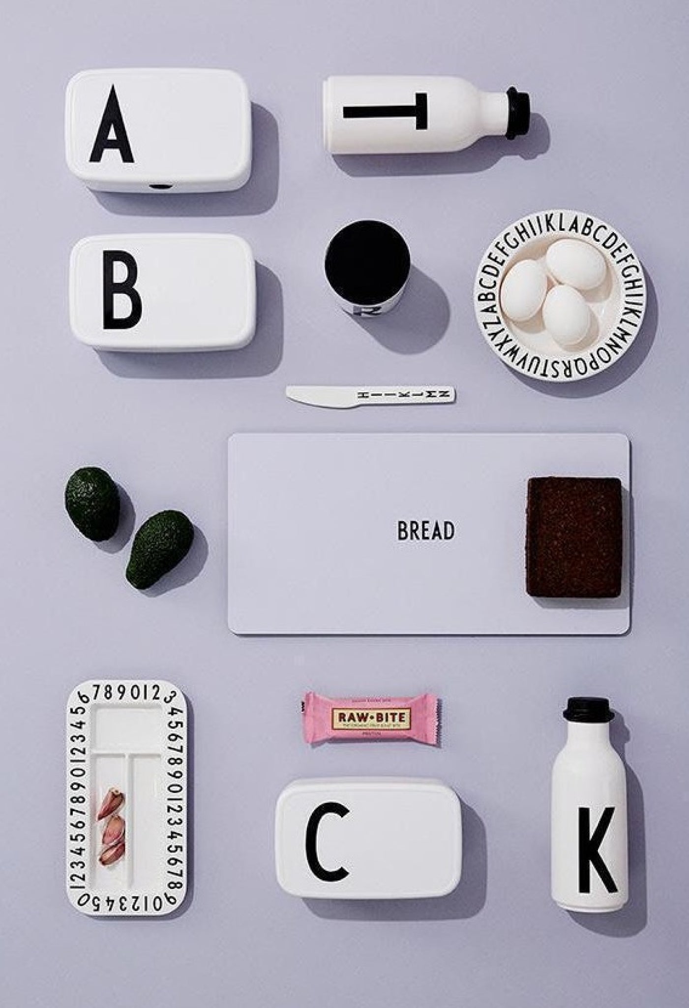 Design Letters Personal Water Bottle A-Z, P