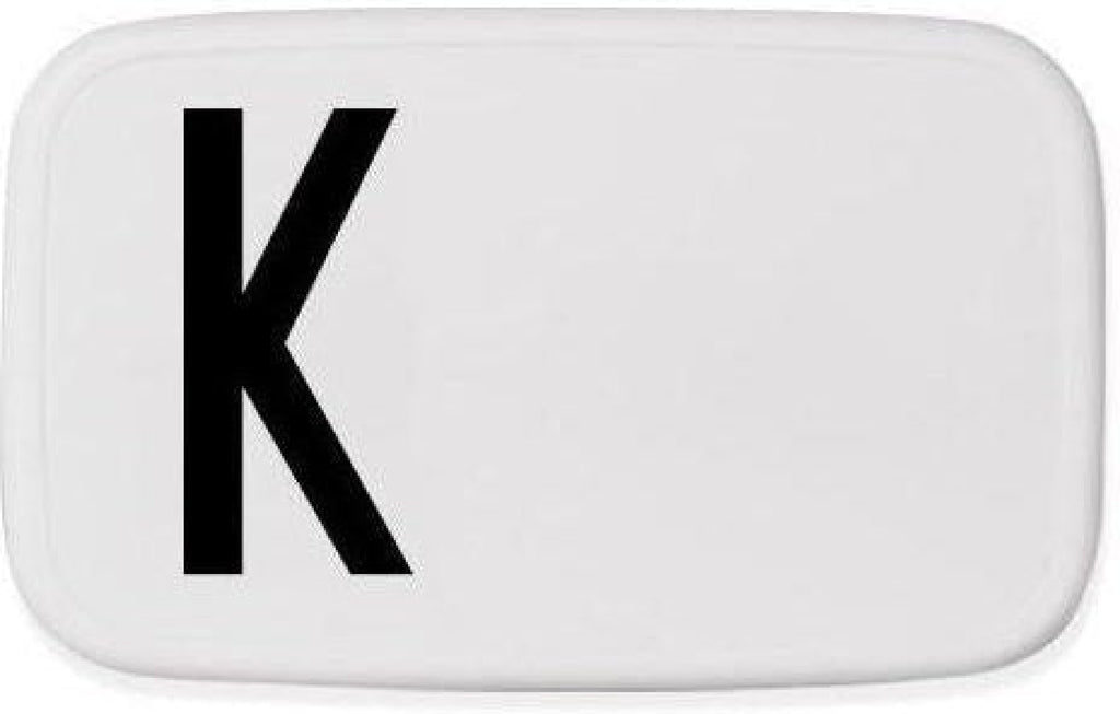 Design Letters Personal Lunch Box A-Z, K