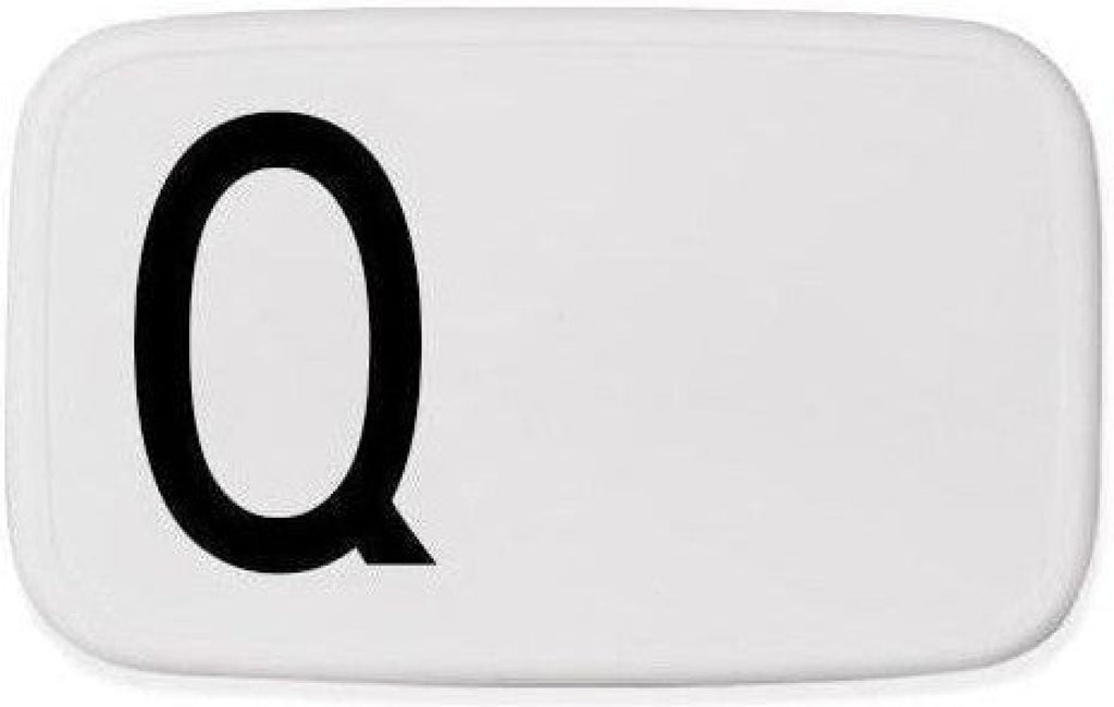 Design Letters Personal Lunch Box A-Z, Q