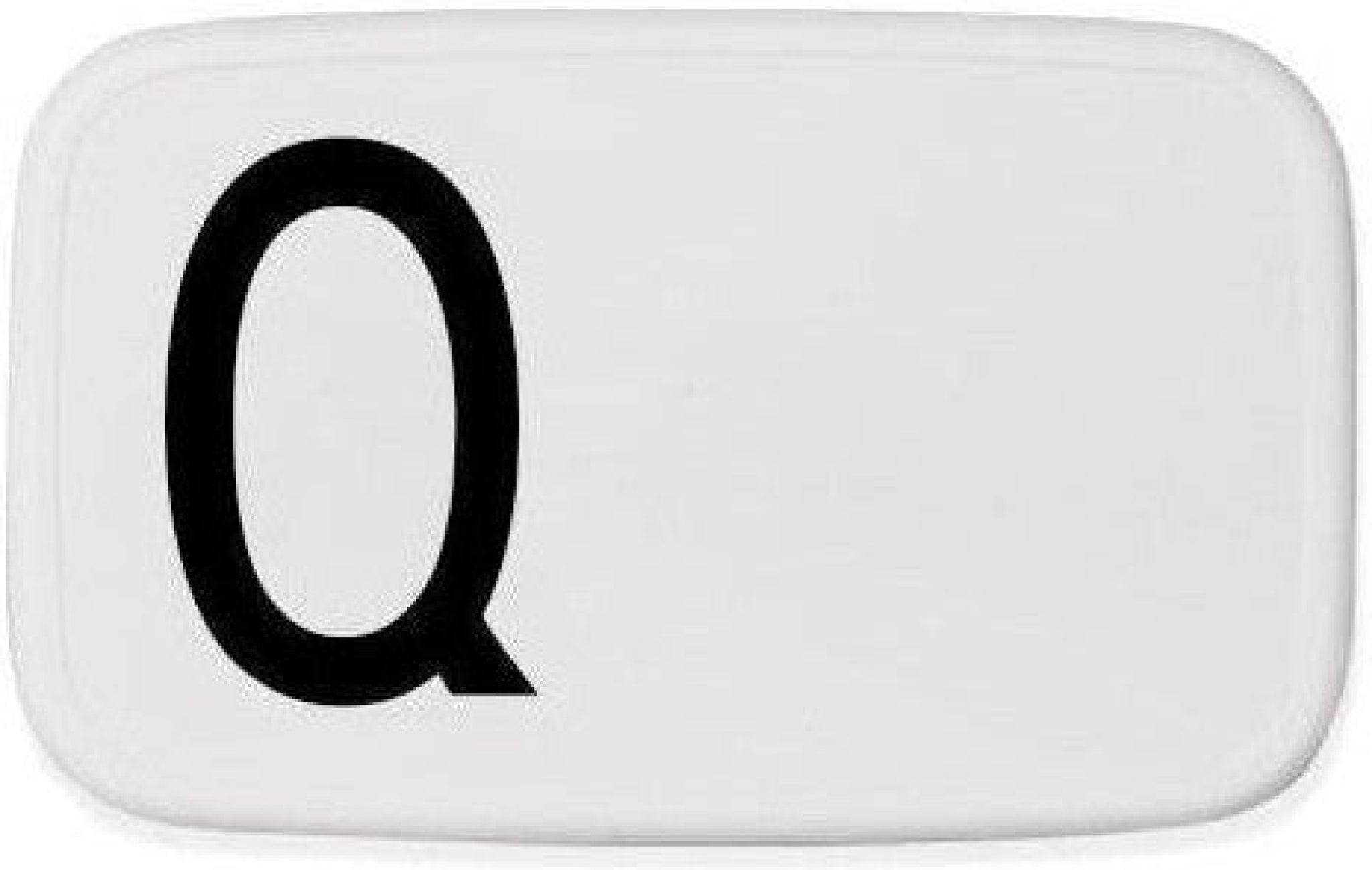 Design Letters Personal Lunch Box A-Z, Q