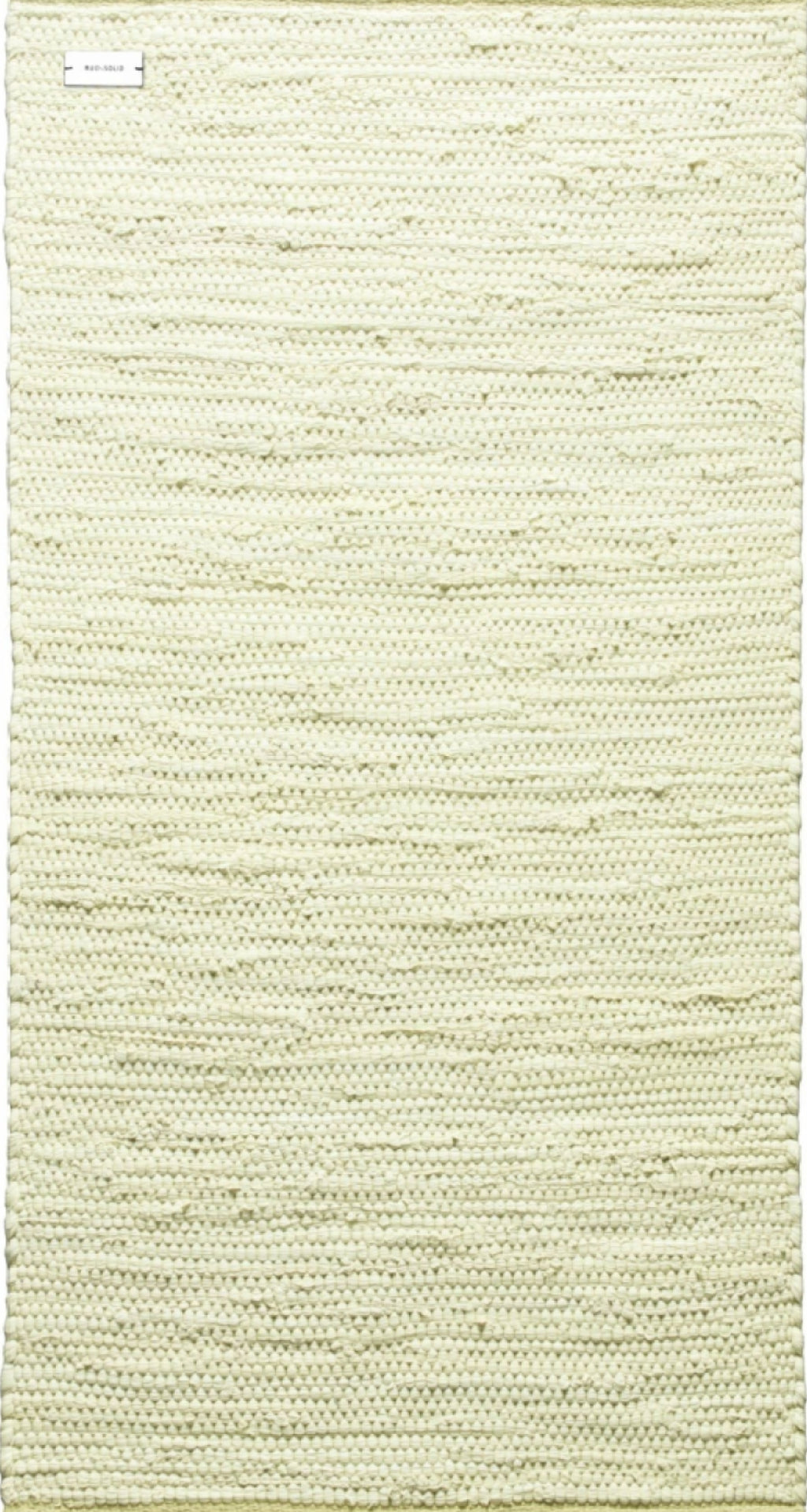 Rug Solid Cotton Rug 135x65 Cm, Lemon