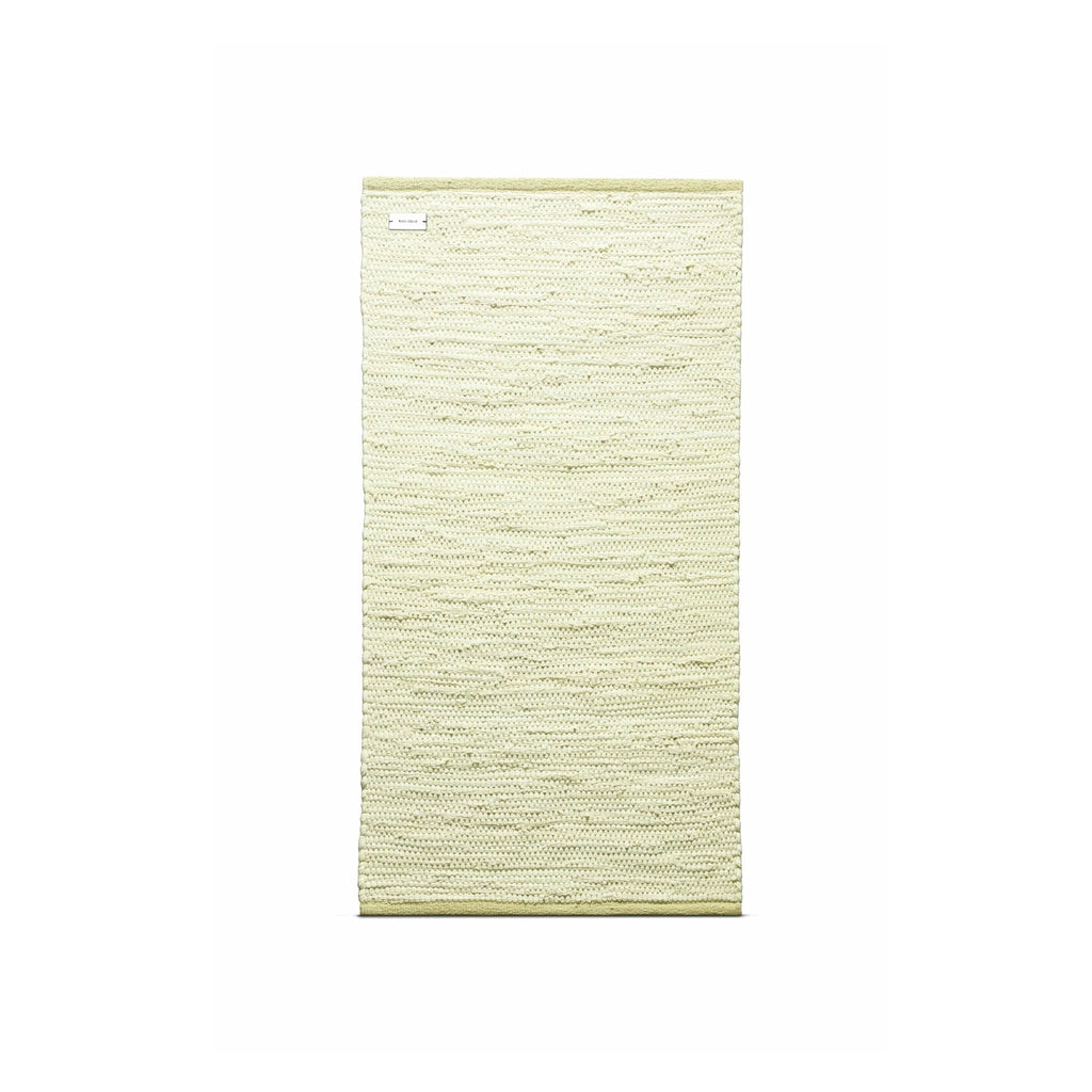 Rug Solid Cotton Rug 135x65 Cm, Lemon