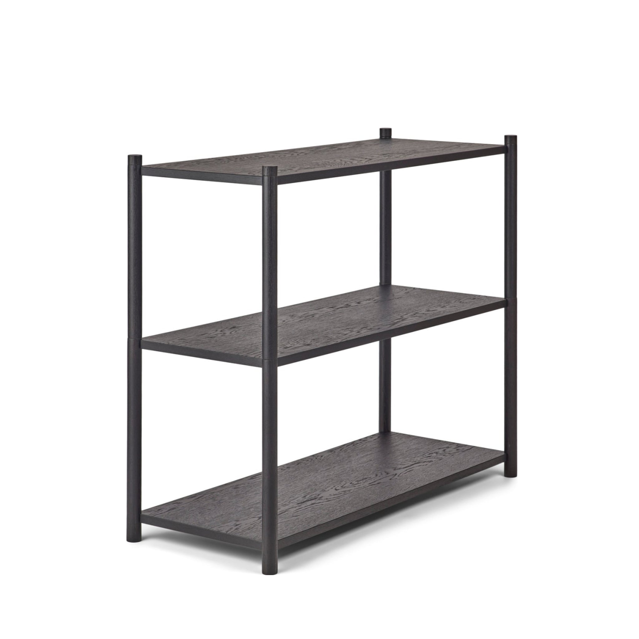 Gejst Sceene Shelf A - Black Oak Modular Bookcase, 42x91x39 Cm, 6 Kg