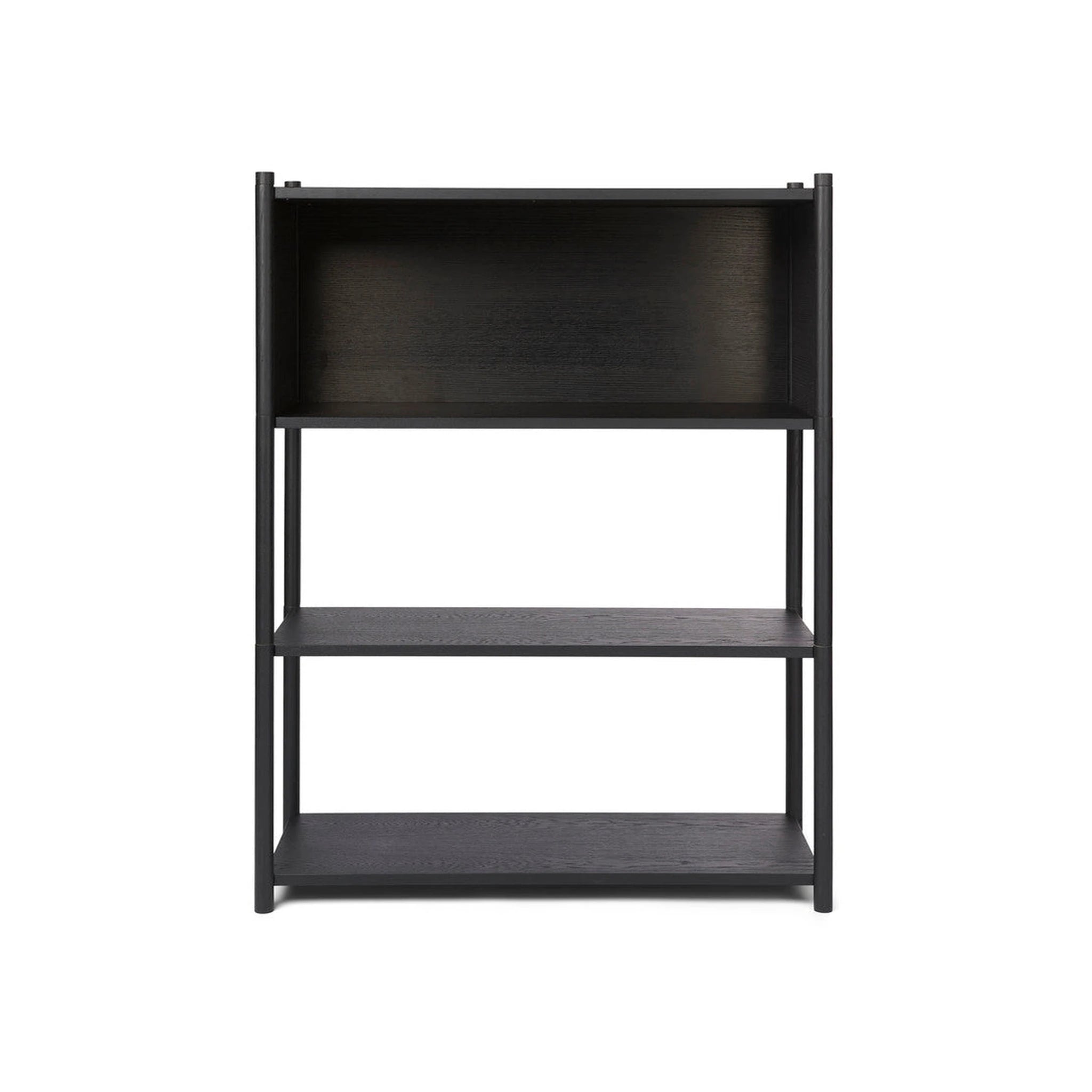 Gejst Sceene Modular Shelf 119 Cm Black Oak Bookcase Storage Unit