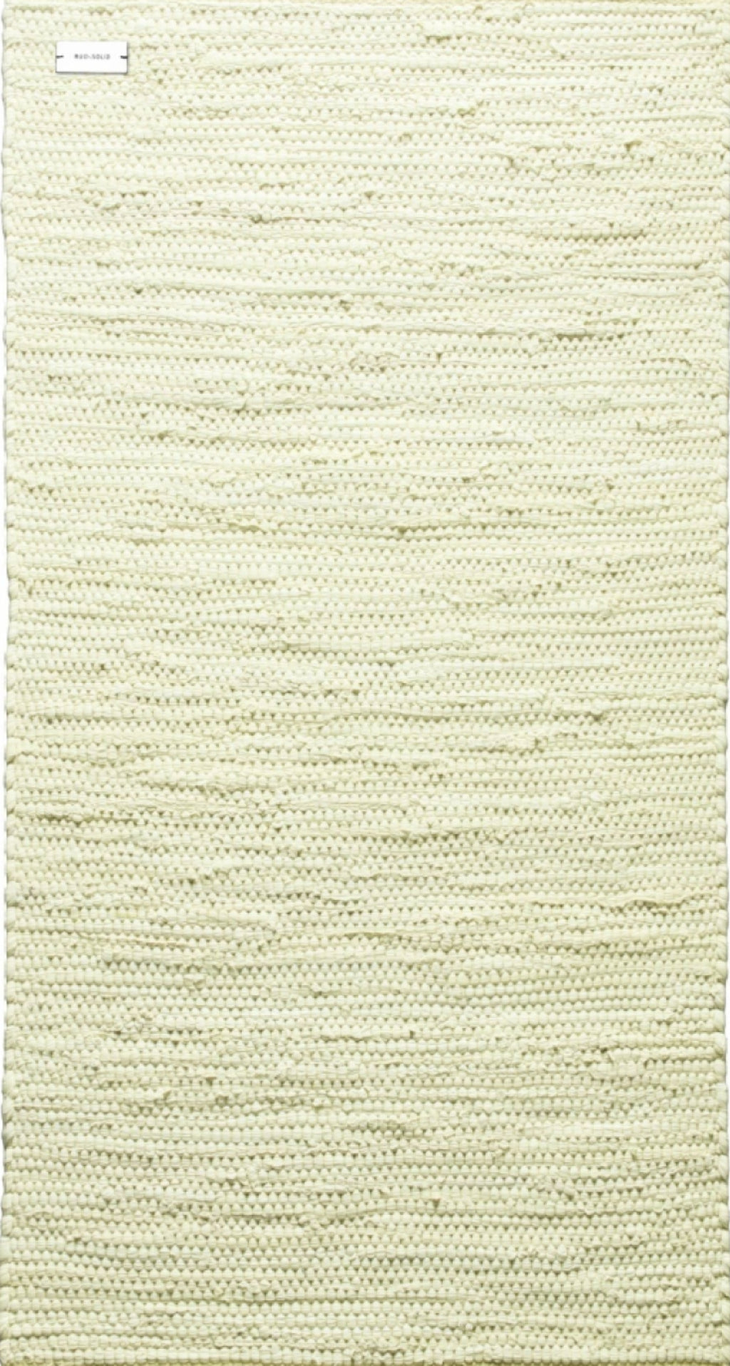 Rug Solid Cotton Rug 300x75 Cm, Lemon