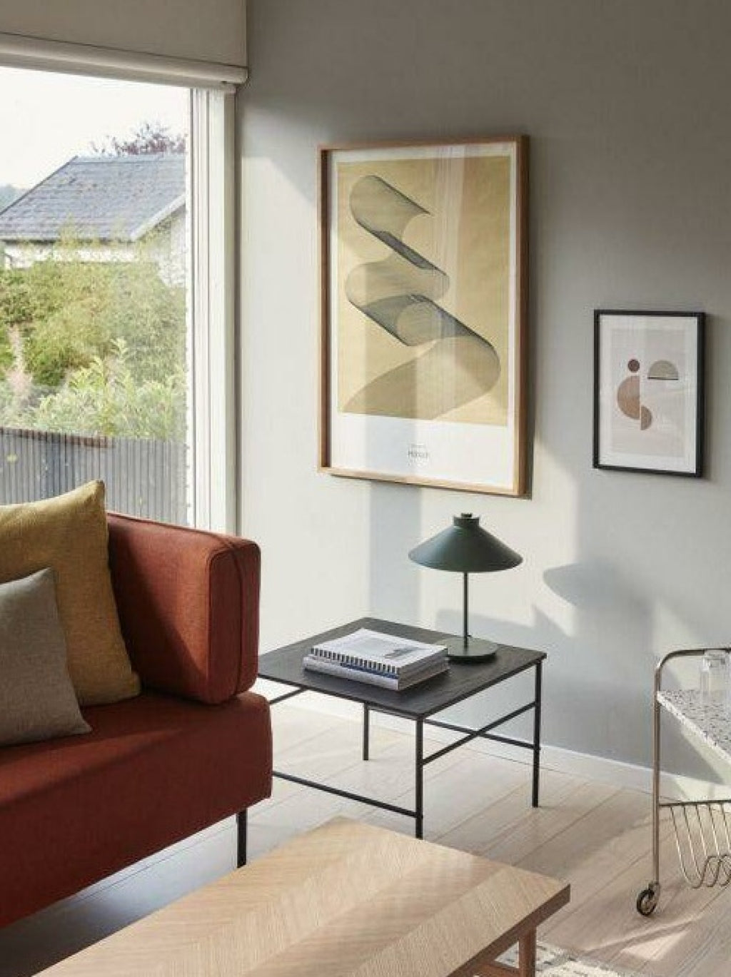 Hübsch Poppy Cushion, Yellow