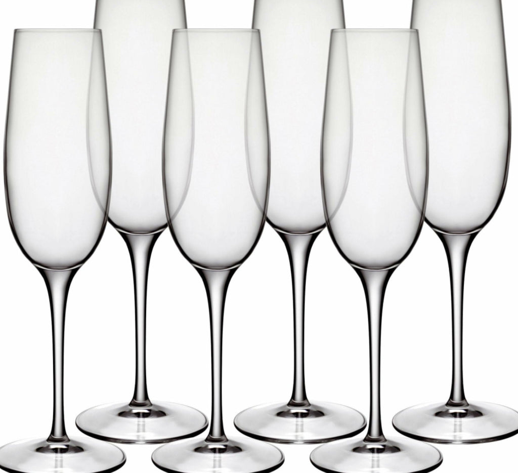 Luigi Bormioli Palace Champagne Glass, Set of 6