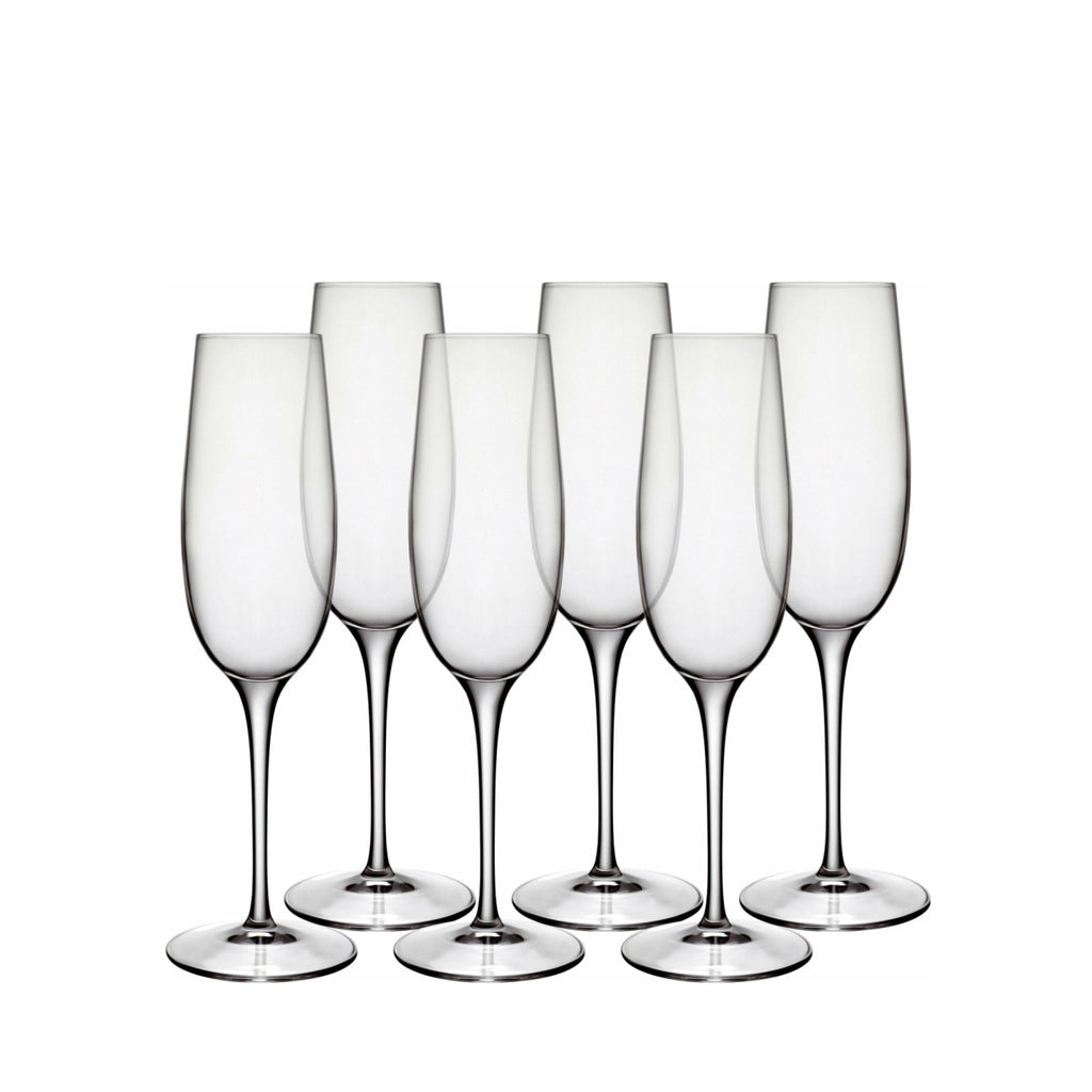 Luigi Bormioli Palace Champagne Glass, Set of 6