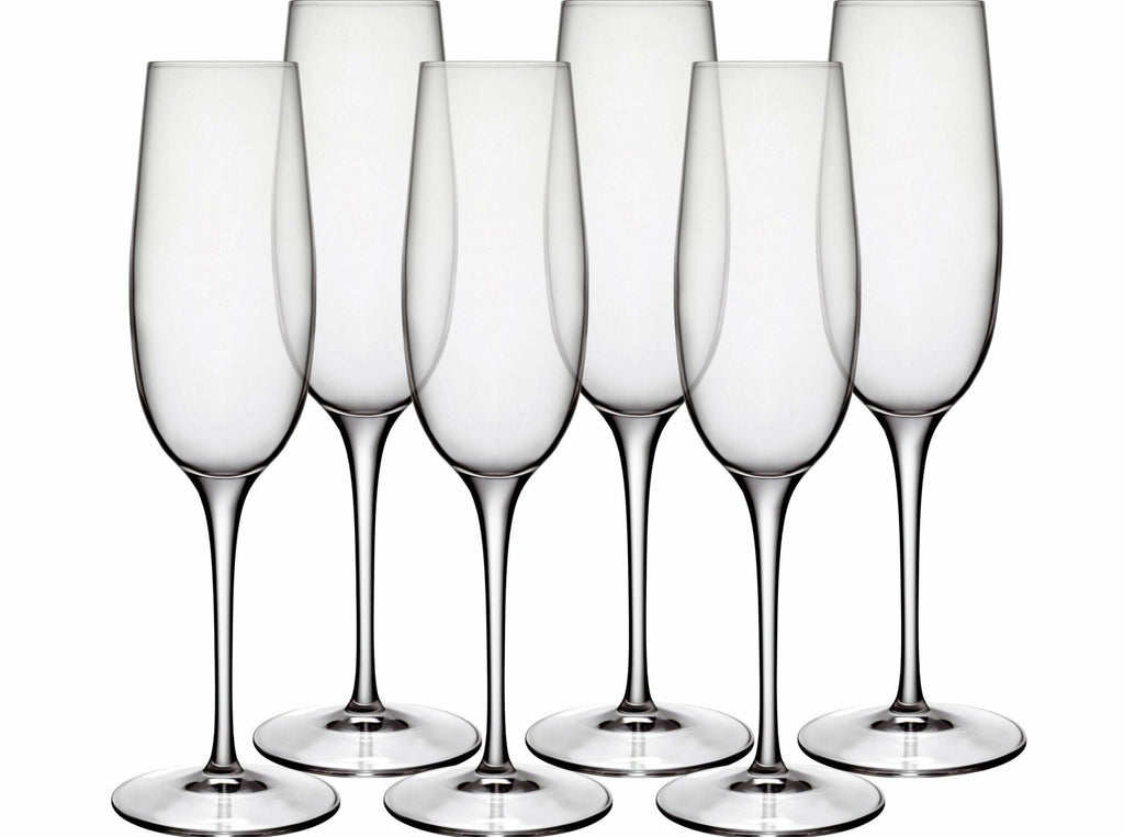 Luigi Bormioli Palace Champagne Glass, Set of 6