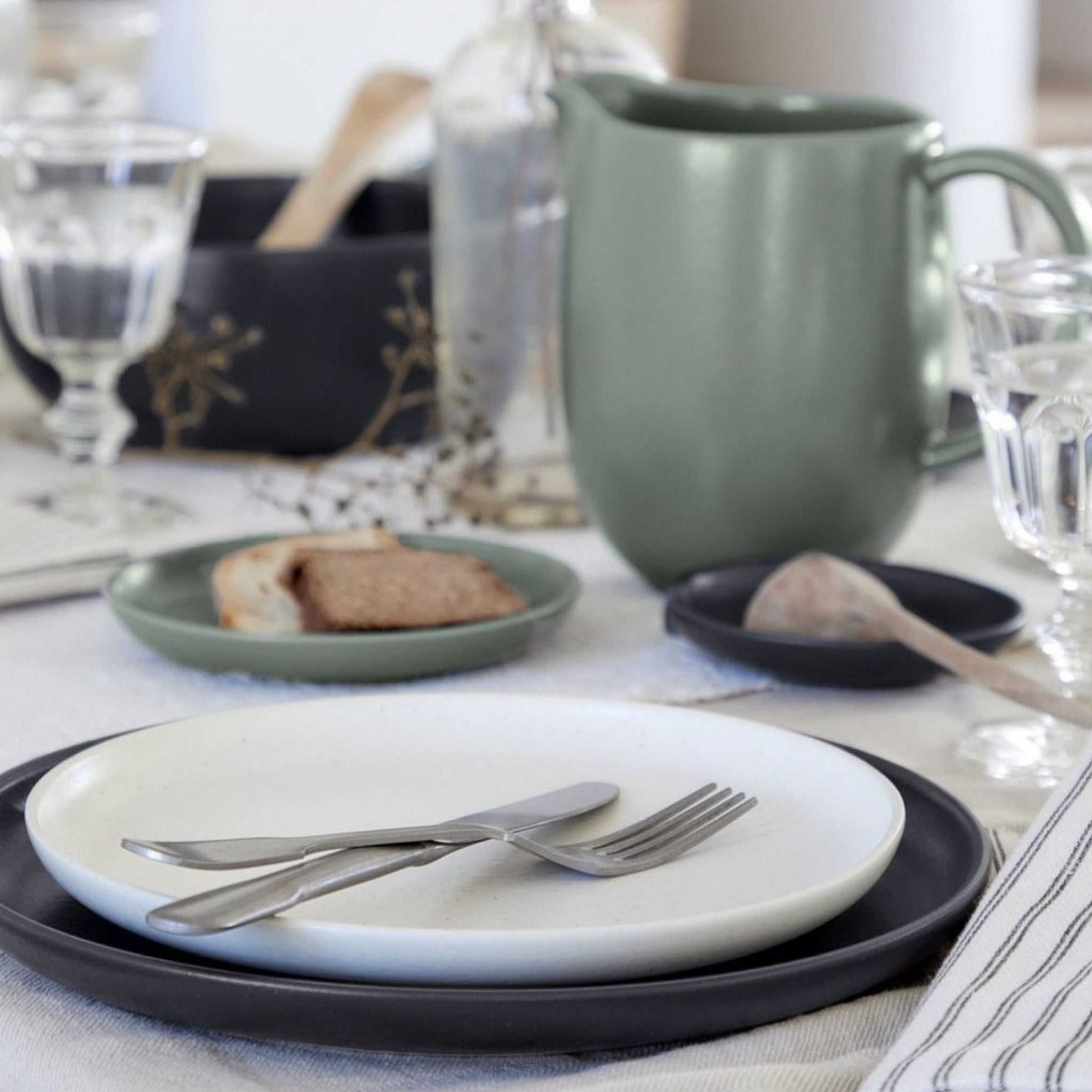 Casafina bread plate ø 16 cm, green