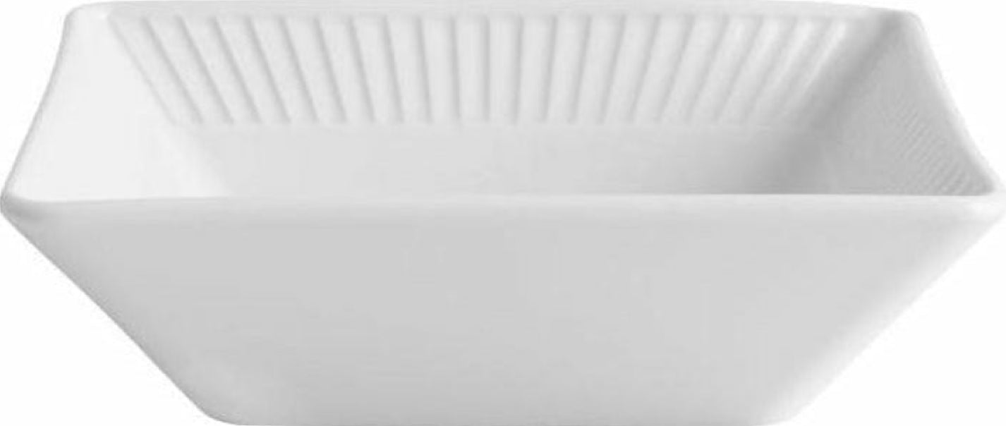 Pillivuyt Plissé Square Bowl, 11cm