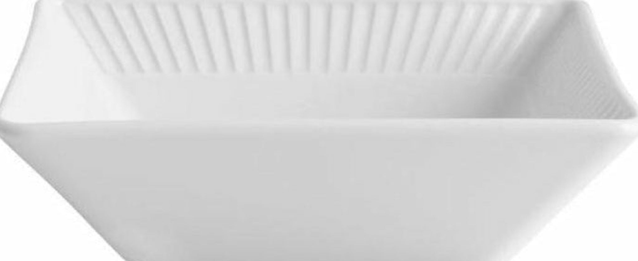 Pillivuyt Plissé Square Bowl, 11cm