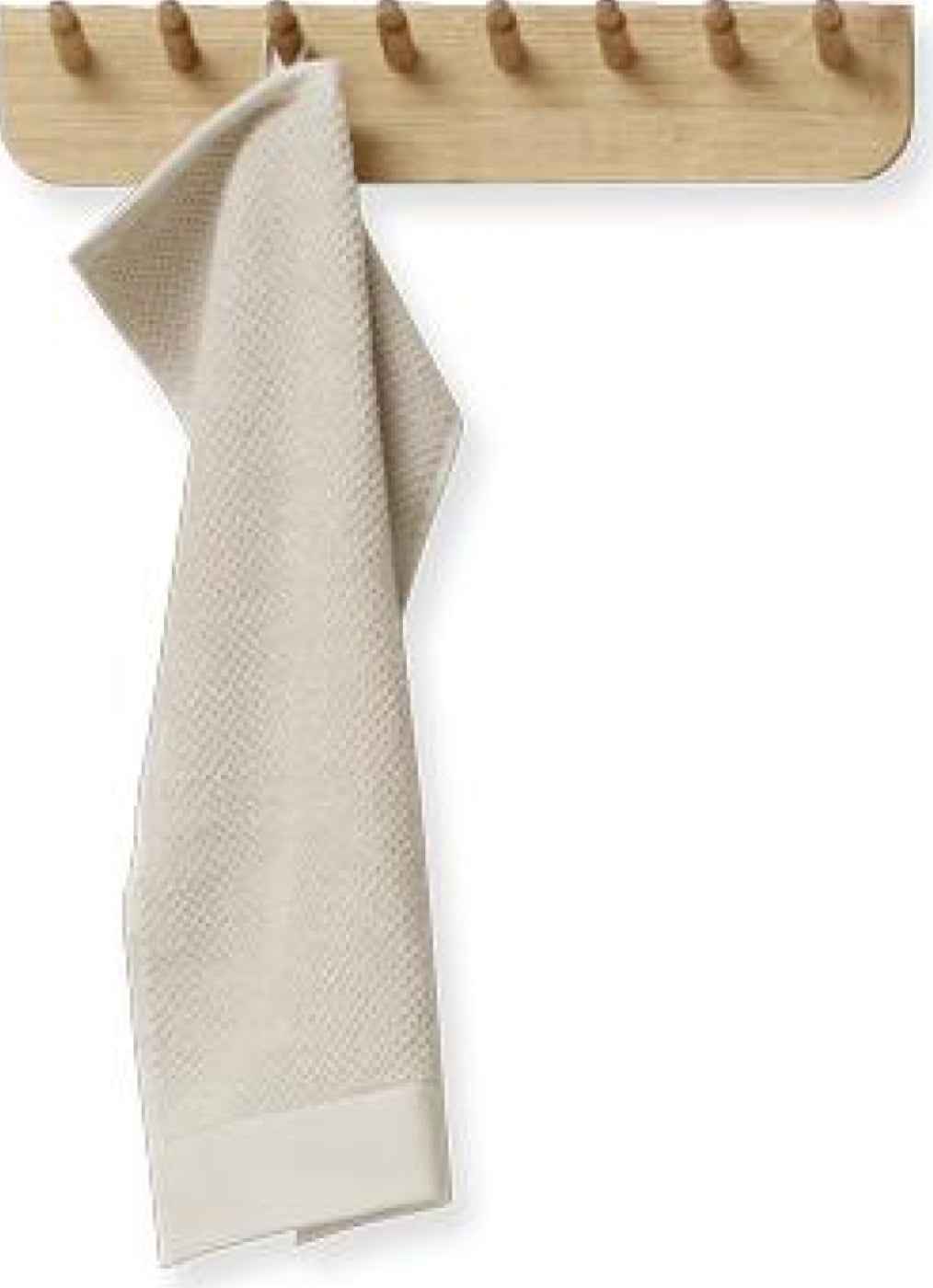 Form & Refine Echo 40cm Coat Rack – White Oiled Oak, Multi-purpose