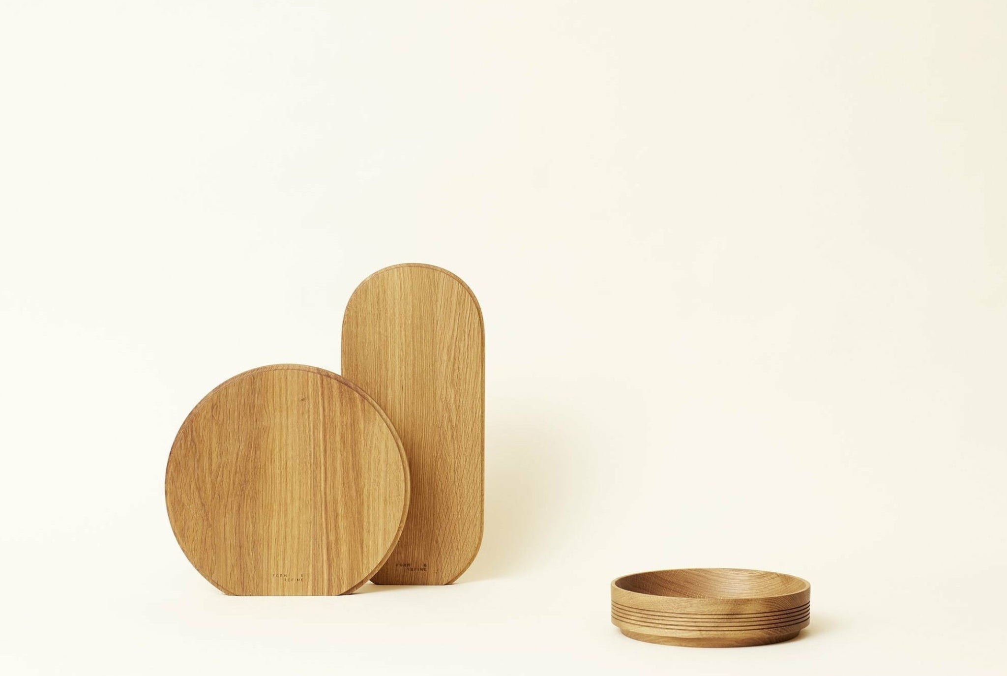 Form & Refine Section Cutting Board. Round