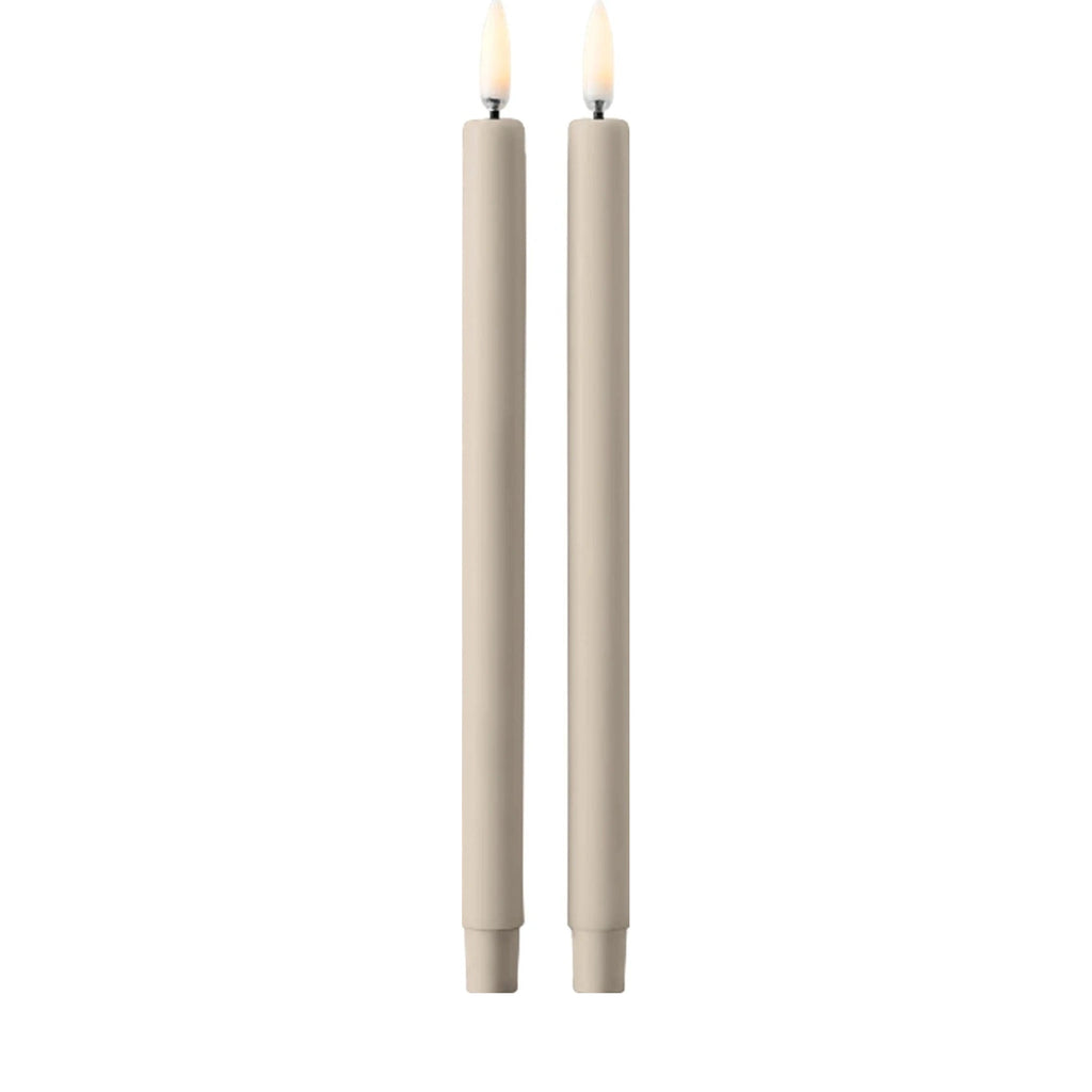 Stoff Nagel Led Candles By Uyuni Lighting Set Of 2, Sand