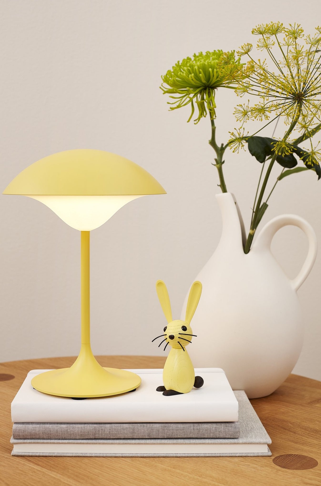 Spring Copenhagen Eclipse Table Lamp, Ruby Red