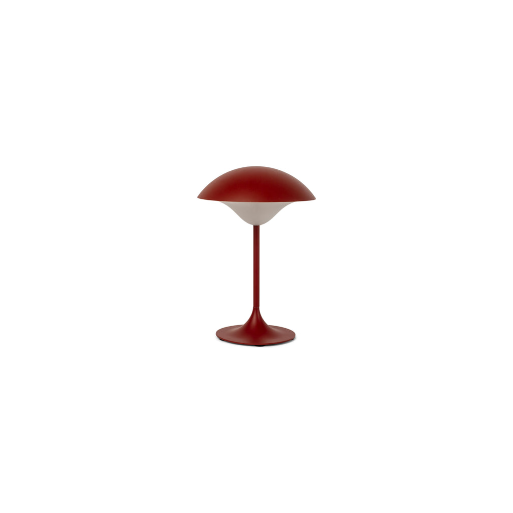 Spring Copenhagen Eclipse Table Lamp, Ruby Red