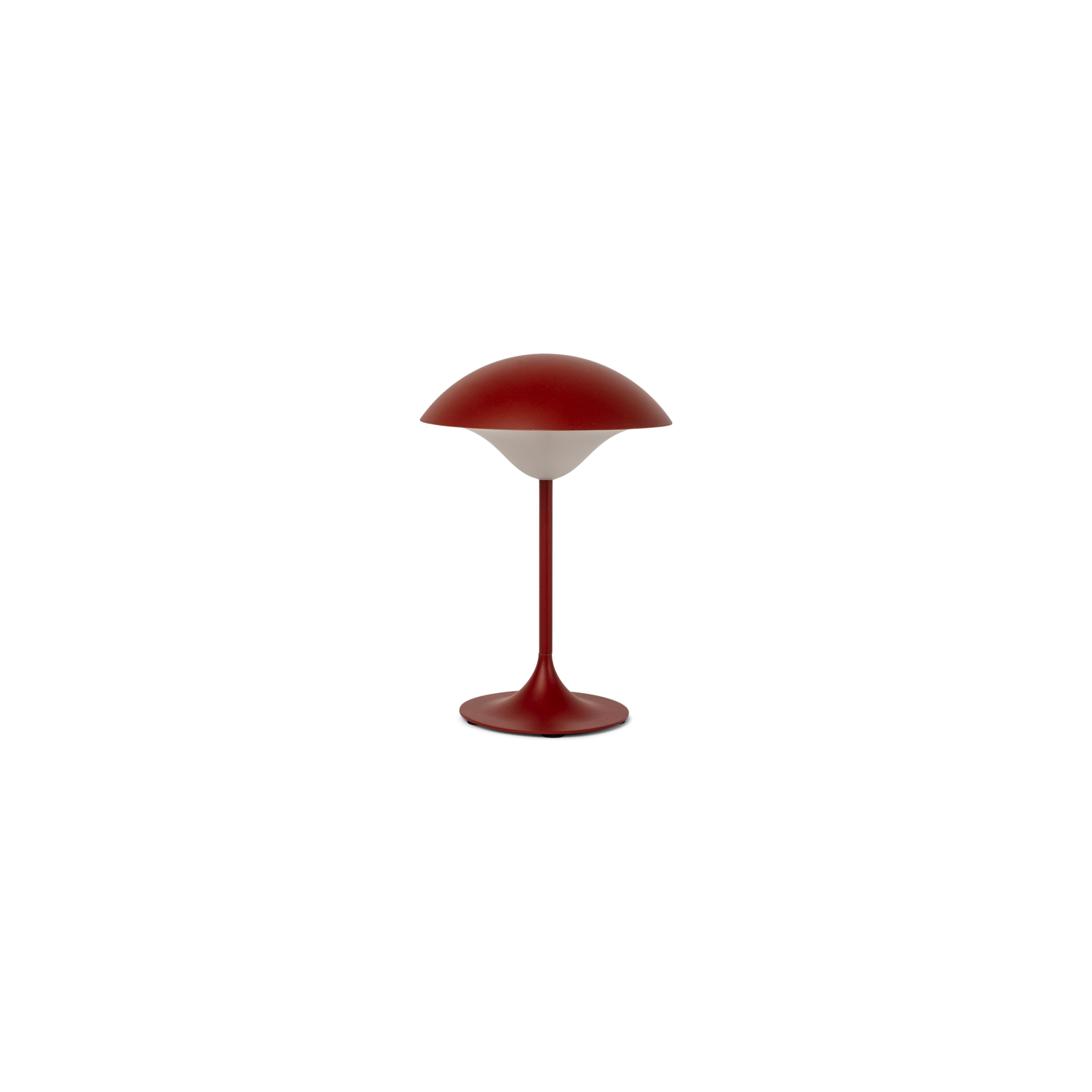Spring Copenhagen Eclipse Table Lamp, Ruby Red