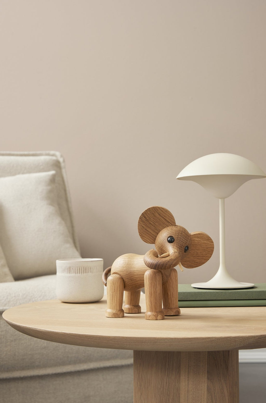 Spring Copenhagen Eclipse Table Lamp, Pale Yellow