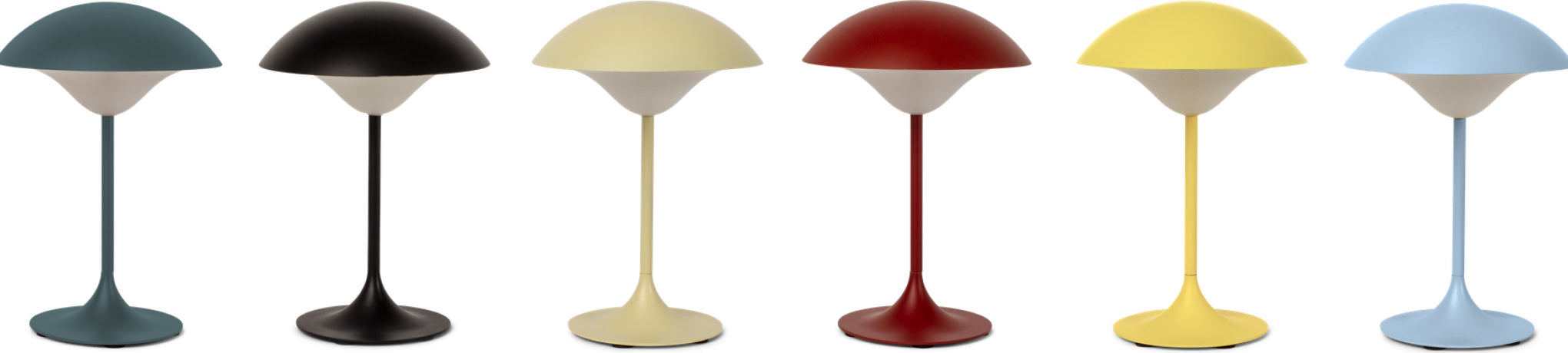 Spring Copenhagen Eclipse Table Lamp, Sky Blue