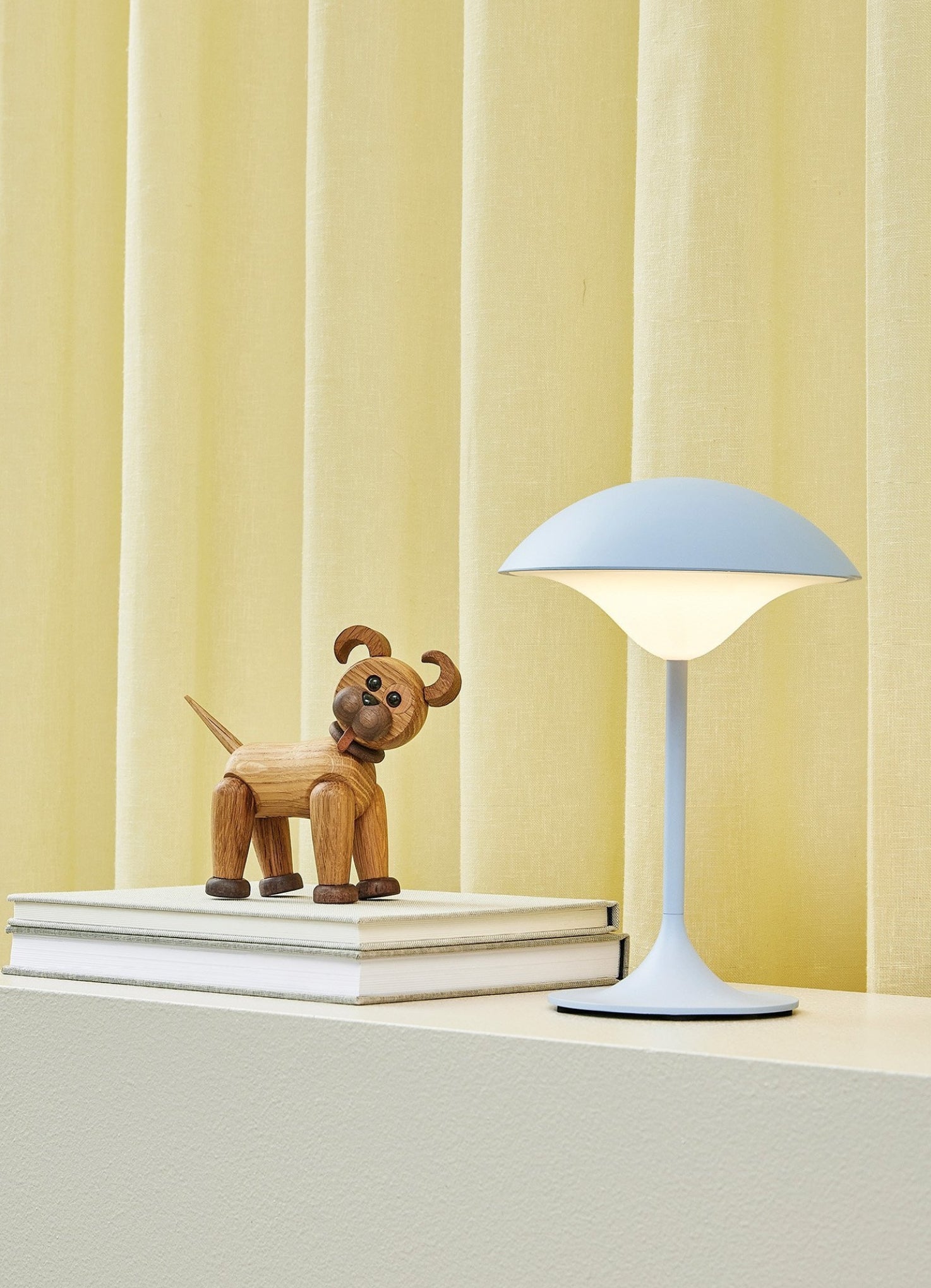 Spring Copenhagen Eclipse Table Lamp, Sky Blue