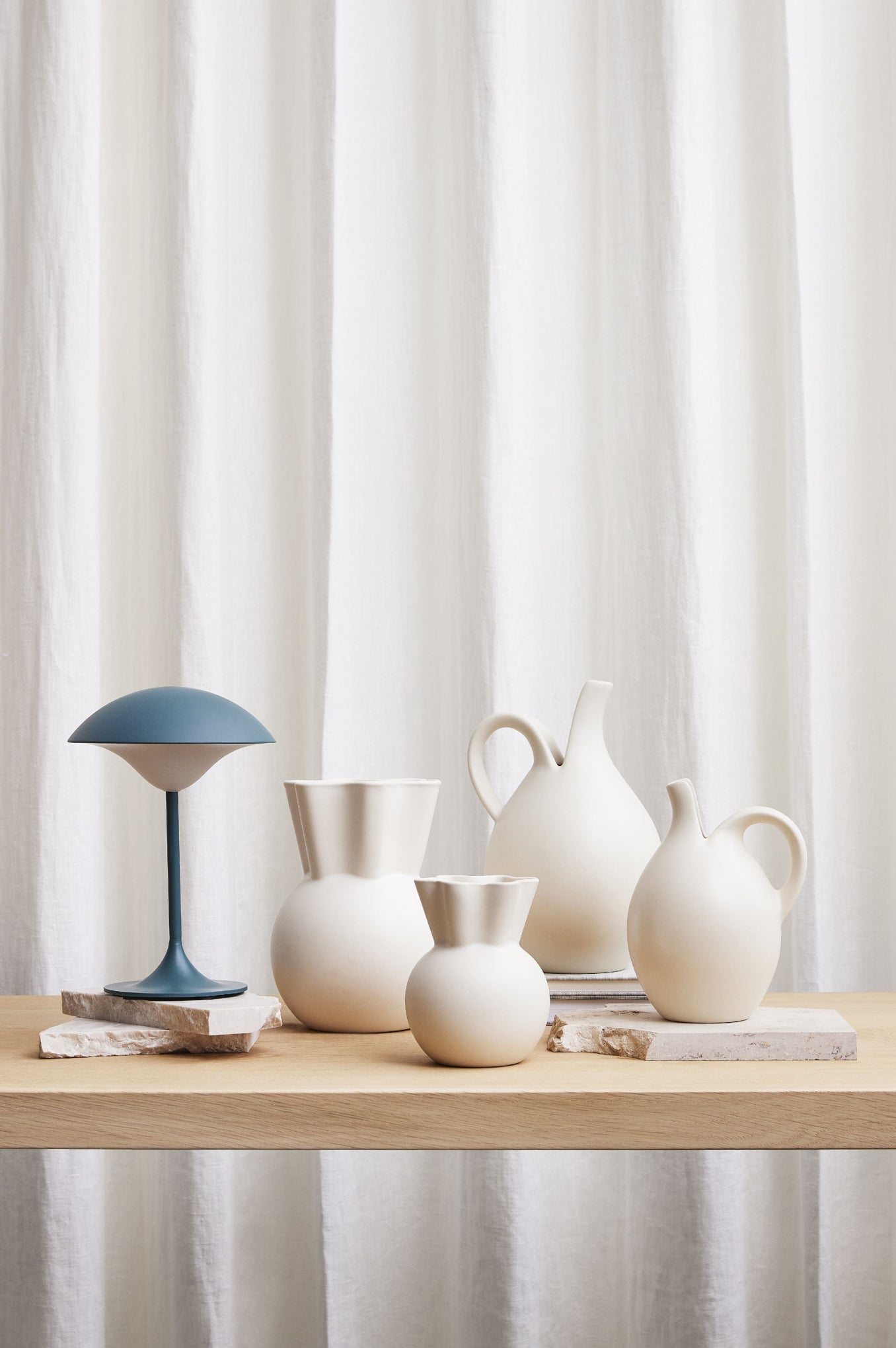 Spring Copenhagen Eclipse Table Lamp, Forest Green