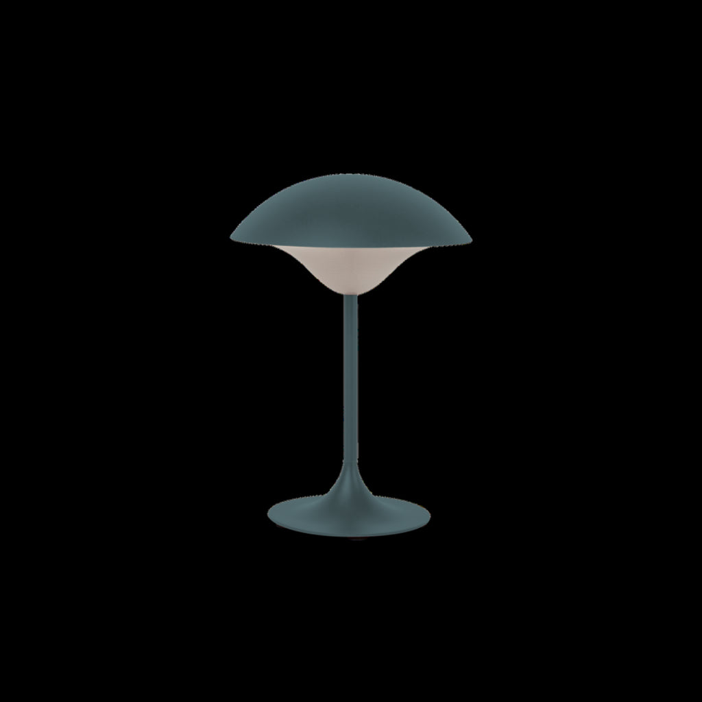 Spring Copenhagen Eclipse Table Lamp, Forest Green