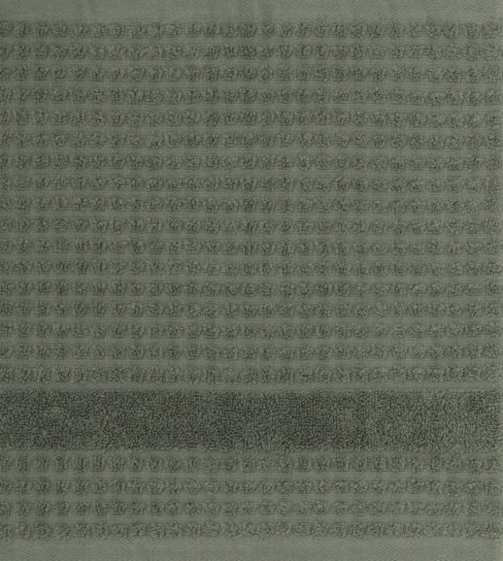 Juna Check Washcloth Dark Green, 30x30 Cm