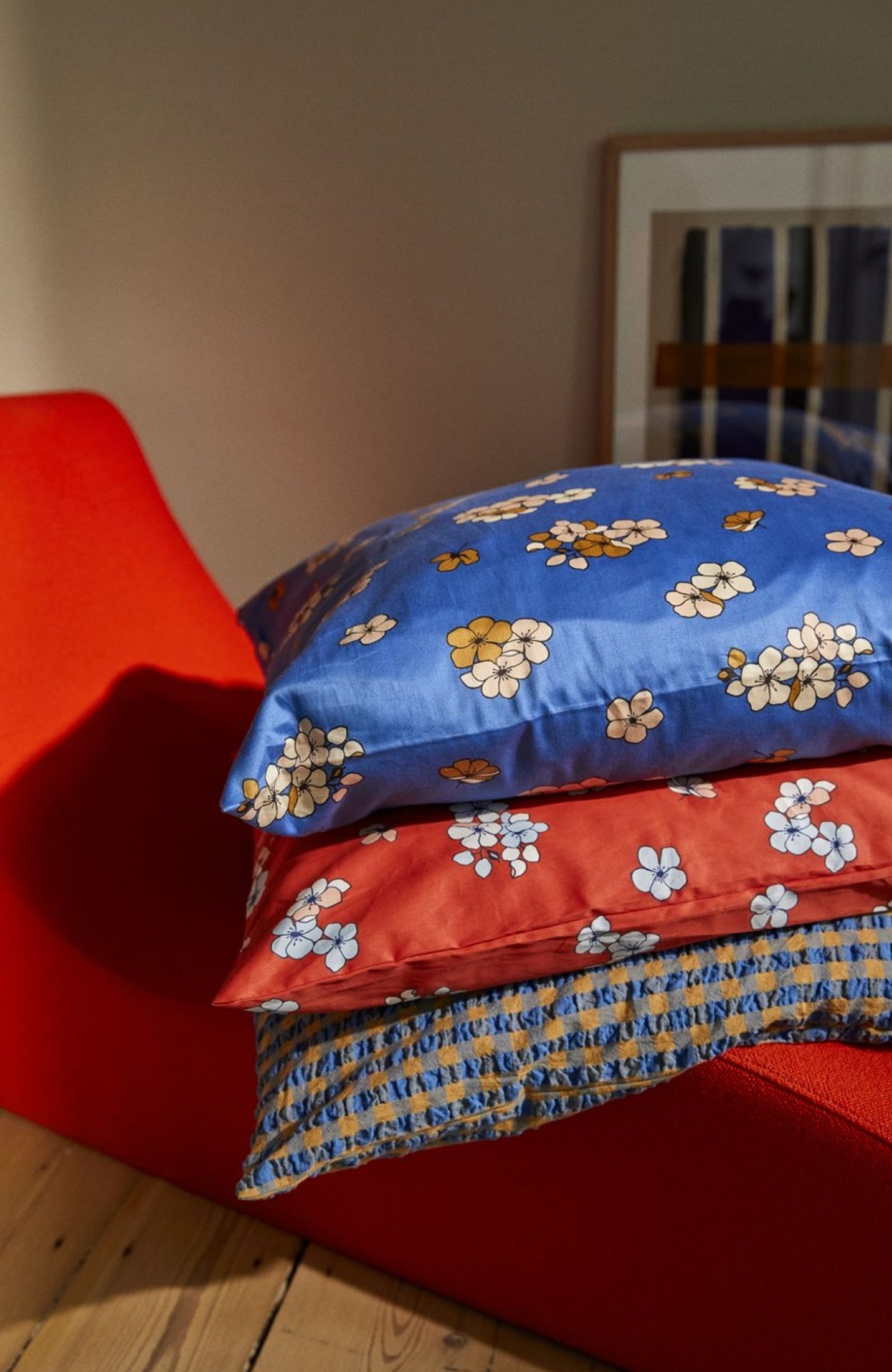 Juna Grand Pleasantly pillowcase 63X60 cm, chili