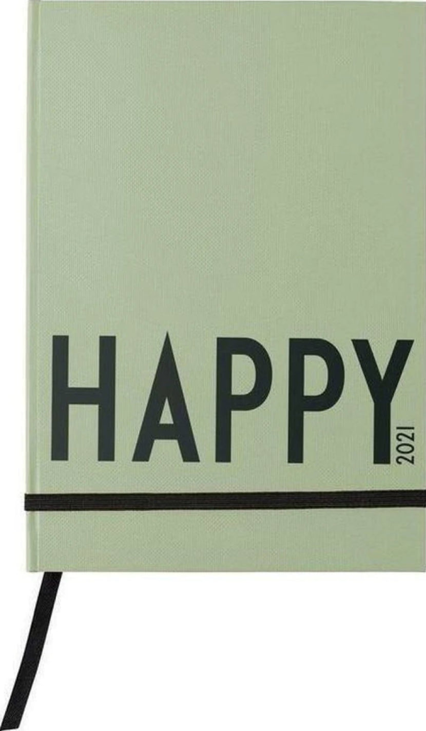 Design Letters Calendar 2021, Dark Green