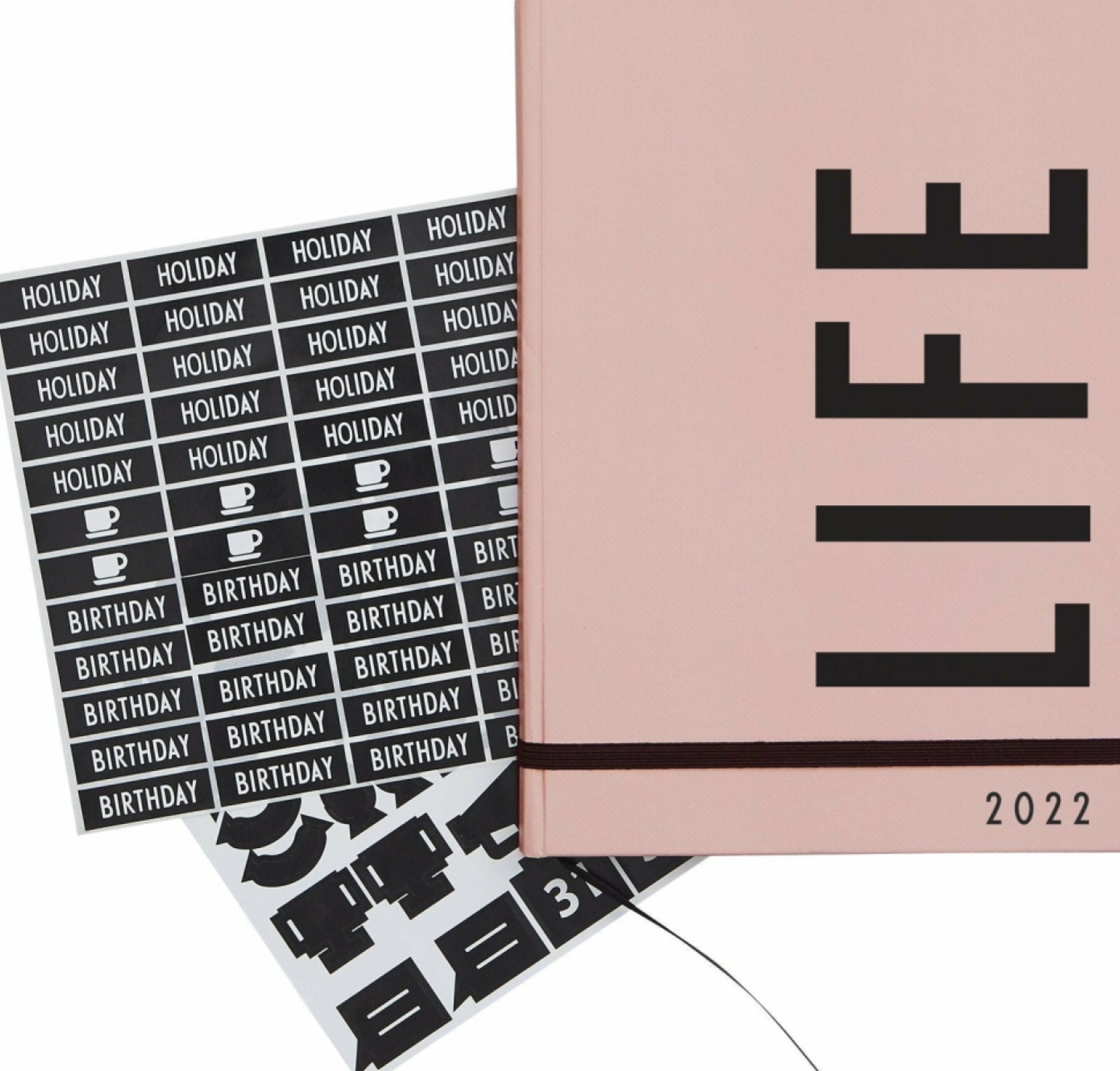 Design Letters Calendar Hardback 2022, Nude